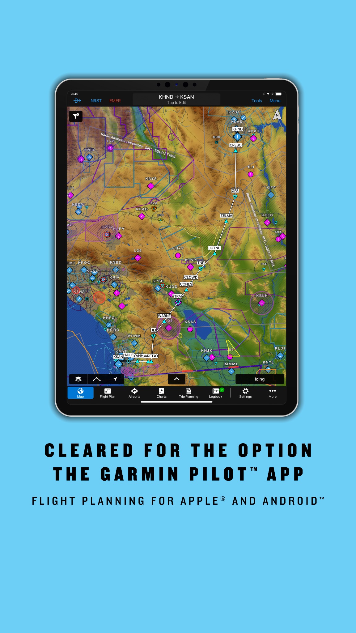 Garmin Aviation Facebook ad