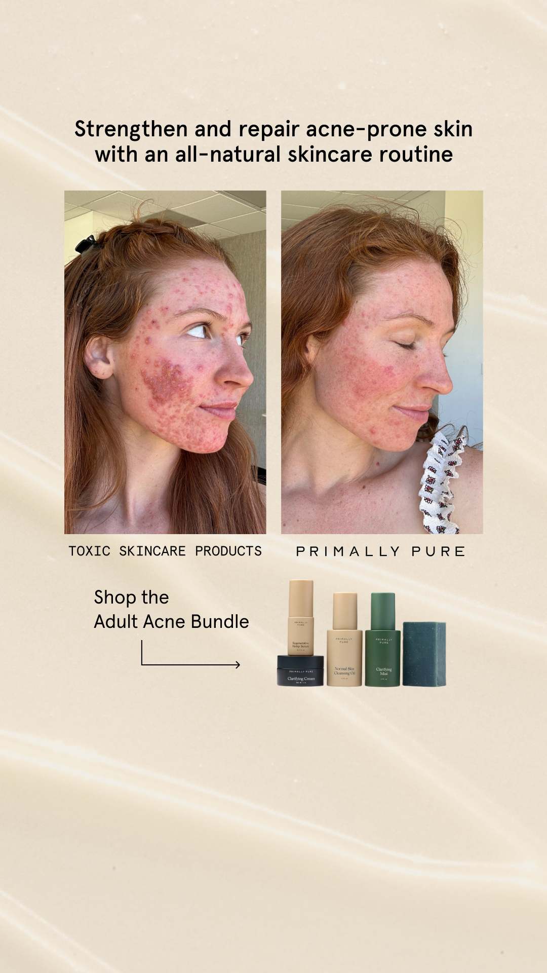 Primally Pure Skincare Facebook ad