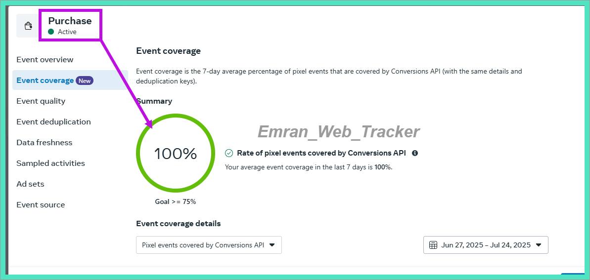 Md Emranul Hoque Facebook ad: FB Pixel Purchase Event Coverage By Conversion API…