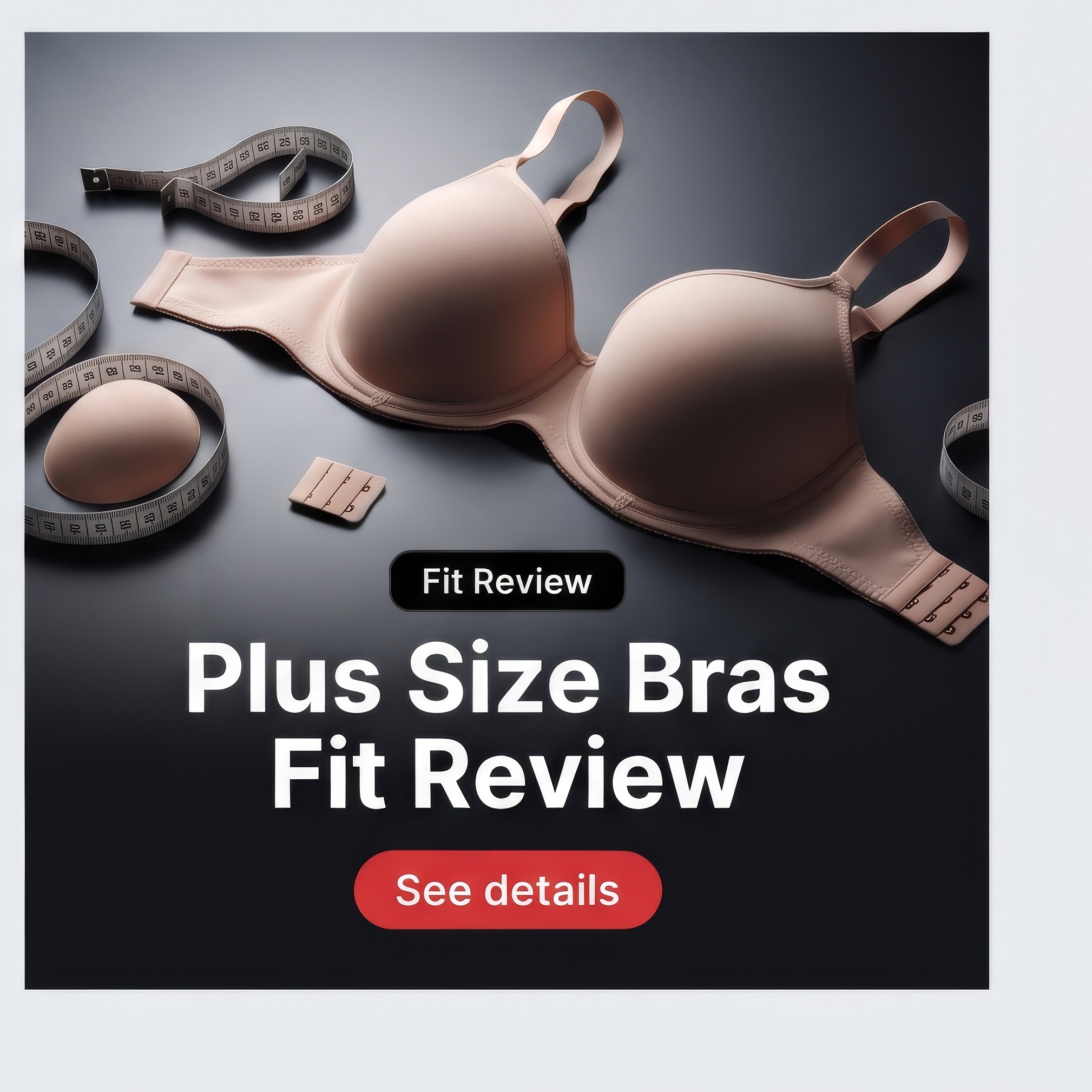 Sunny Journal Facebook ad: Plus-Size Bra Fit Mistakes