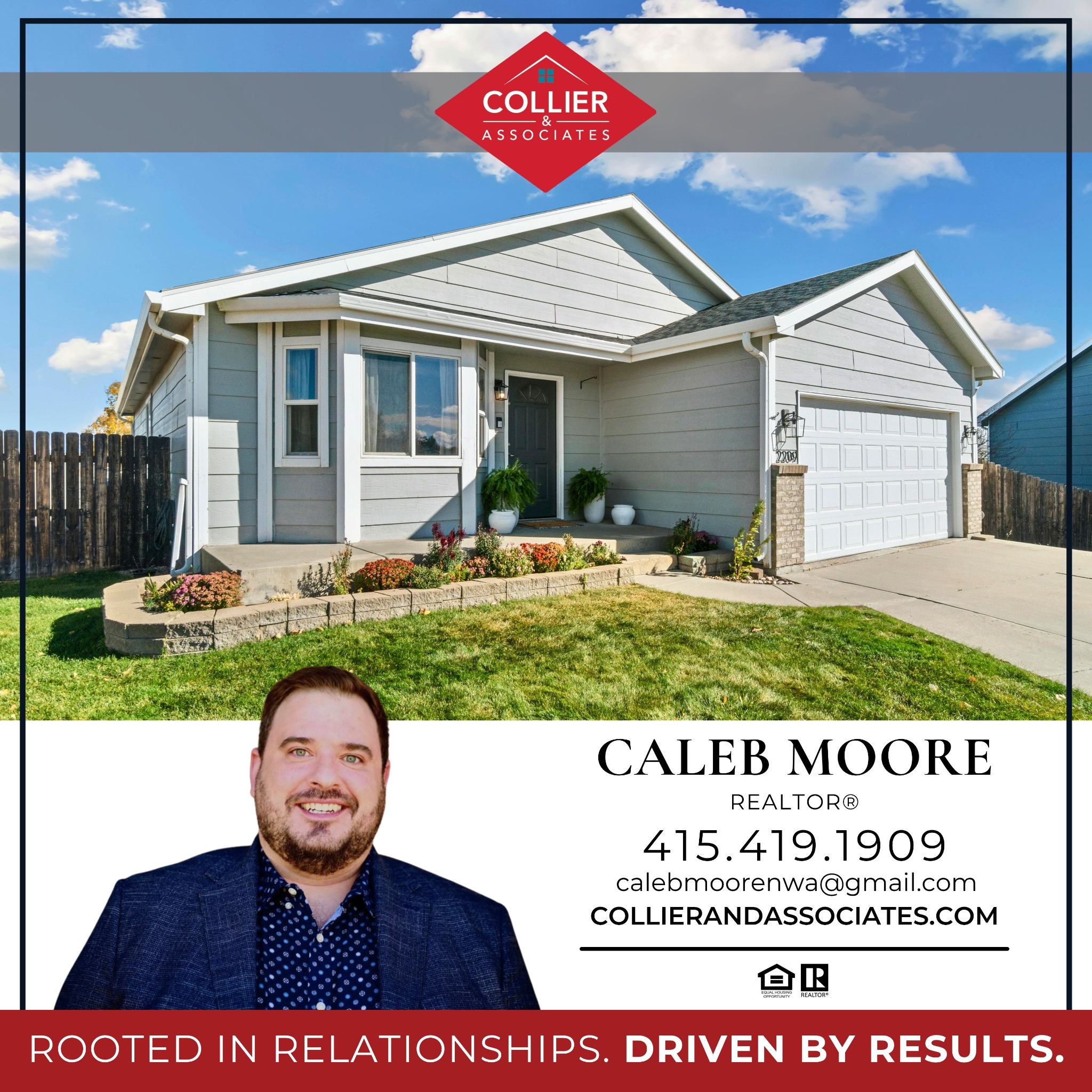 Caleb Moore Realtor Facebook ad