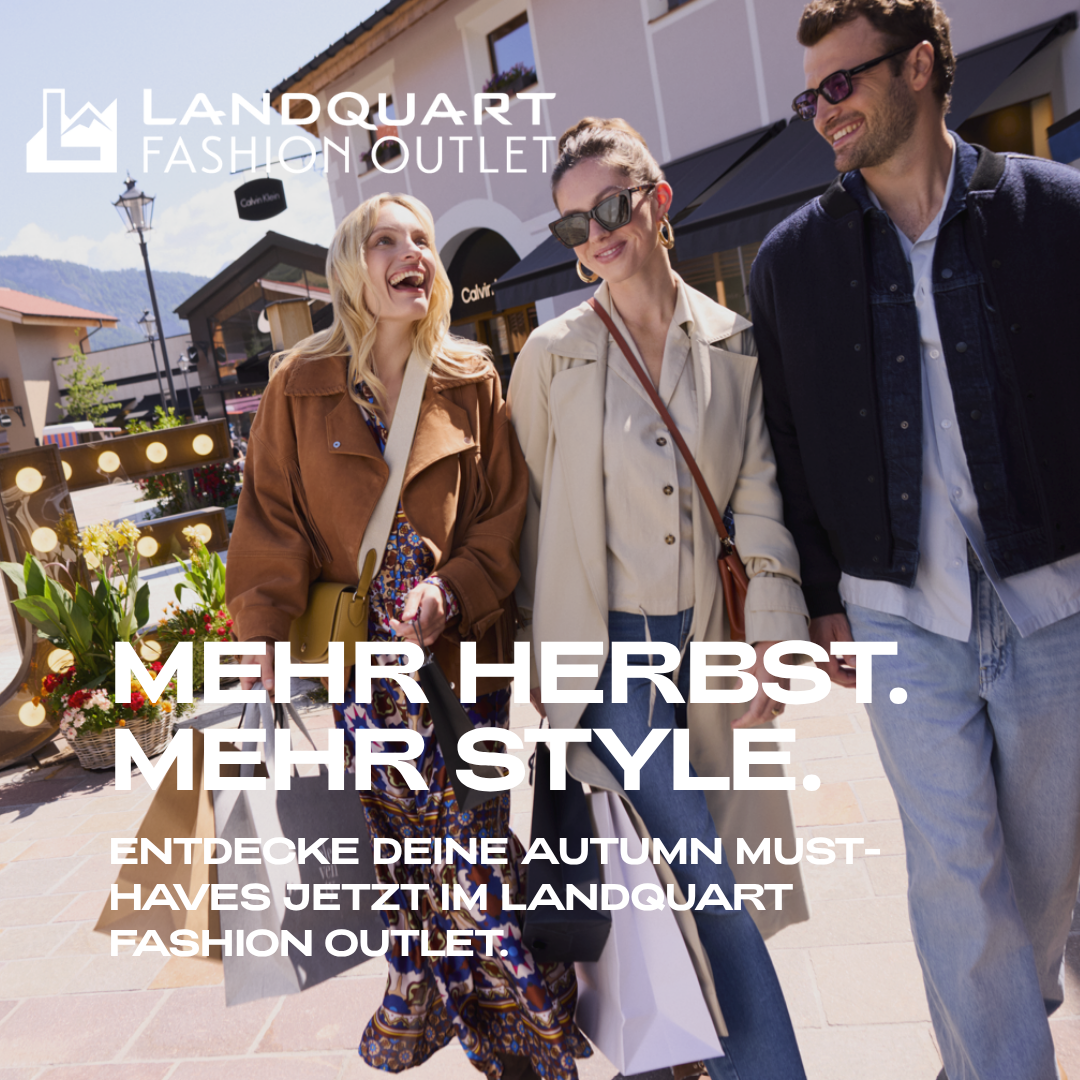 Landquart Fashion Outlet Facebook ad: Autumn Must-Haves | Für gemeinsame Herbstmomente