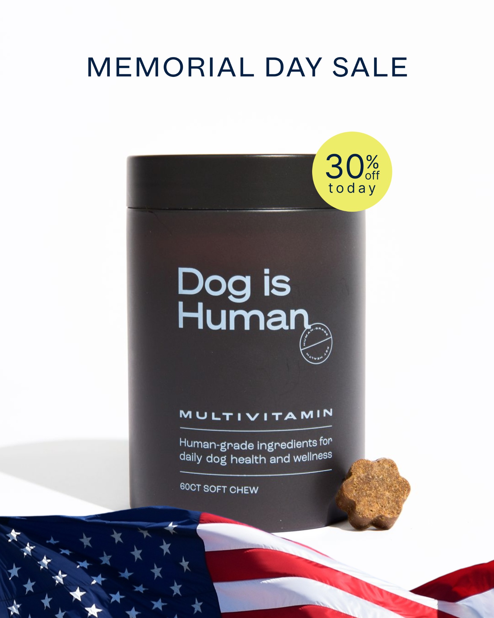 Dog is Human Facebook ad