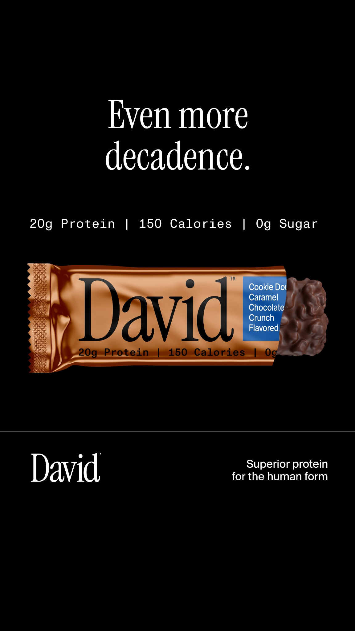 David Protein Facebook ad