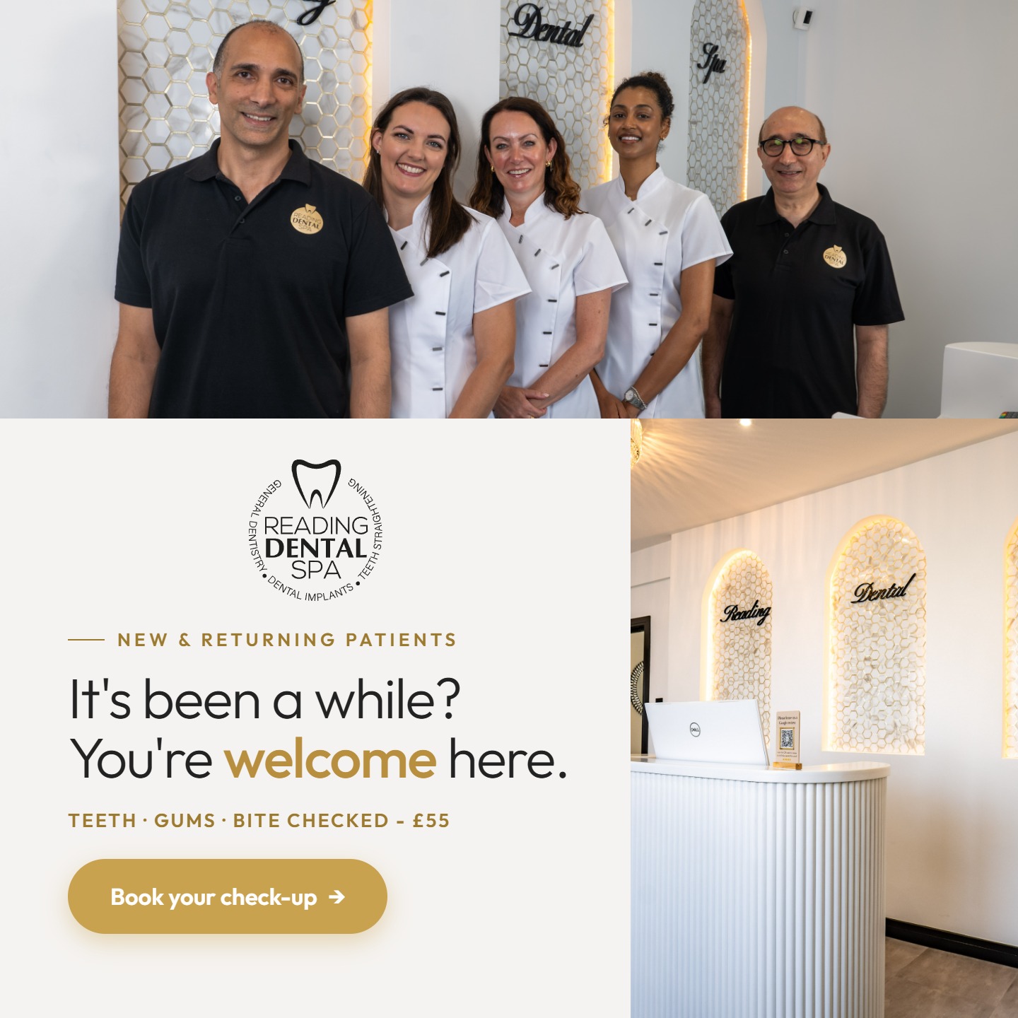 Reading Dental Spa Facebook ad from Jul 6, 2026