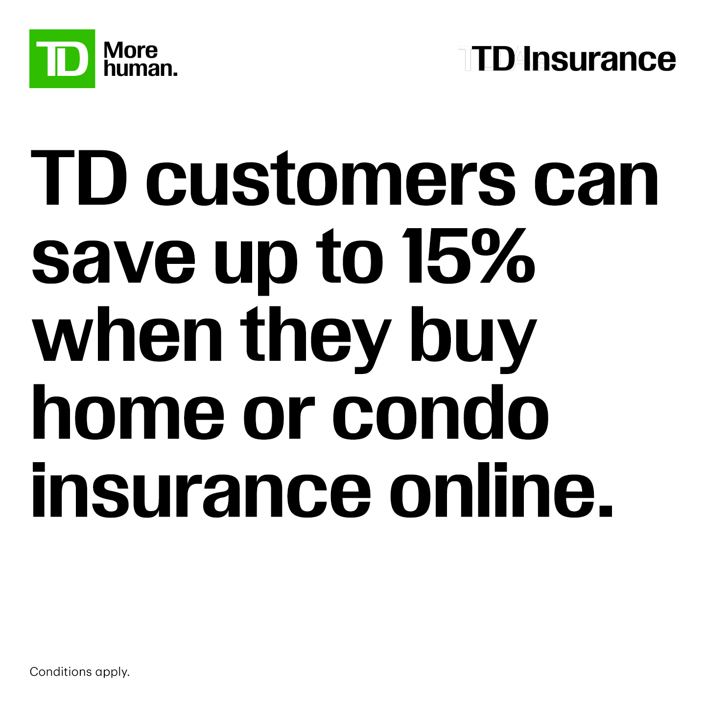 TD Insurance Facebook ad