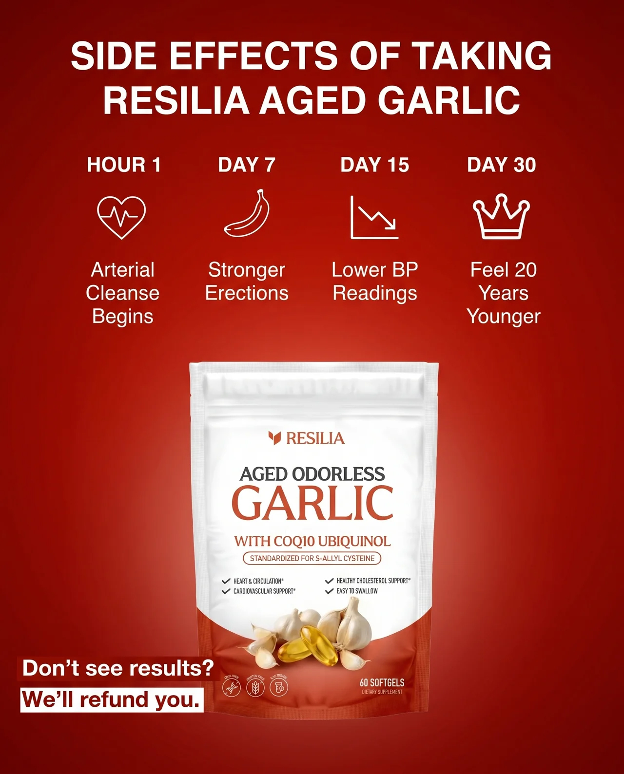 Natural Heart Remedies Facebook ad: Explore the Power of Aged Garlic Today!