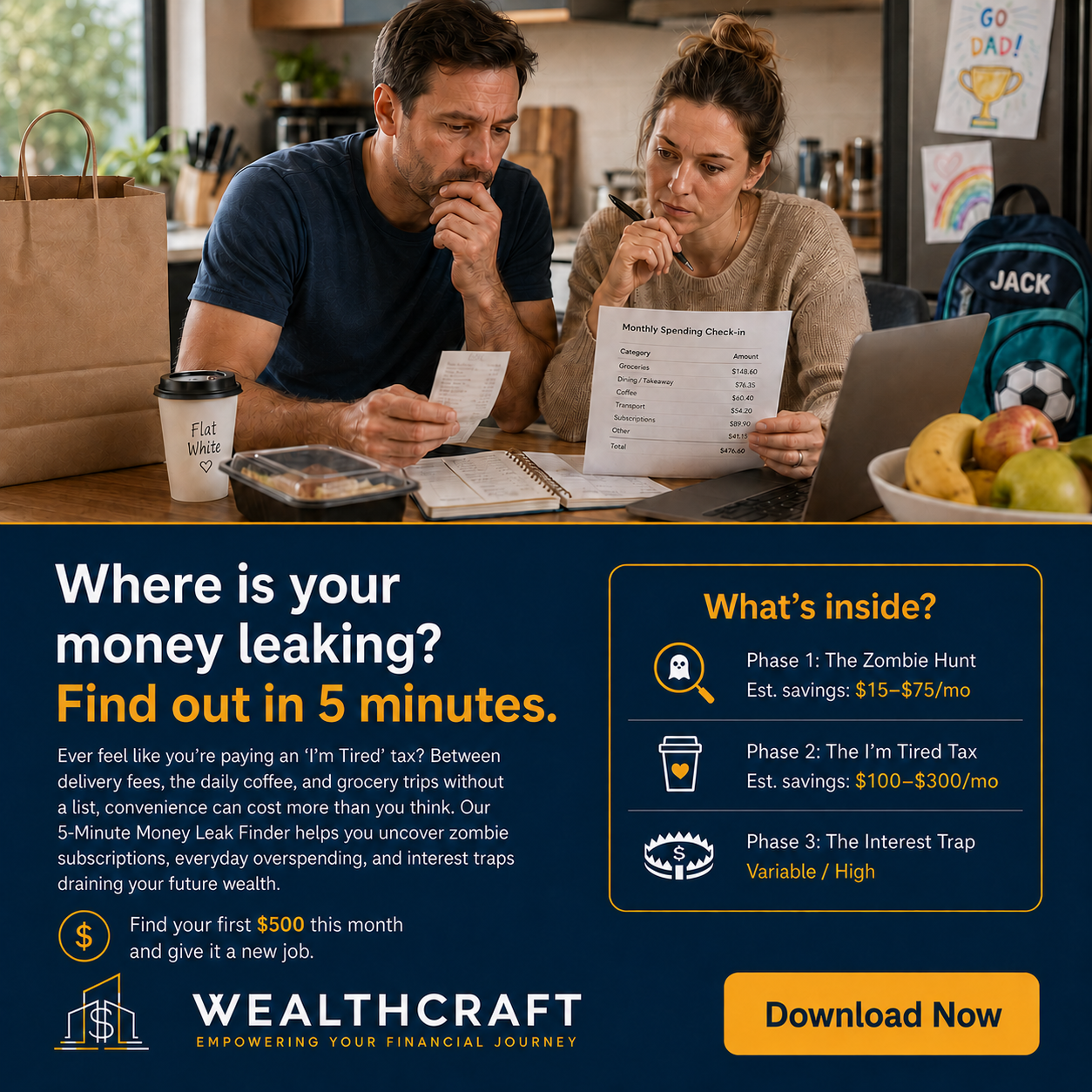 Wealthcraft Financial Coaching Facebook ad