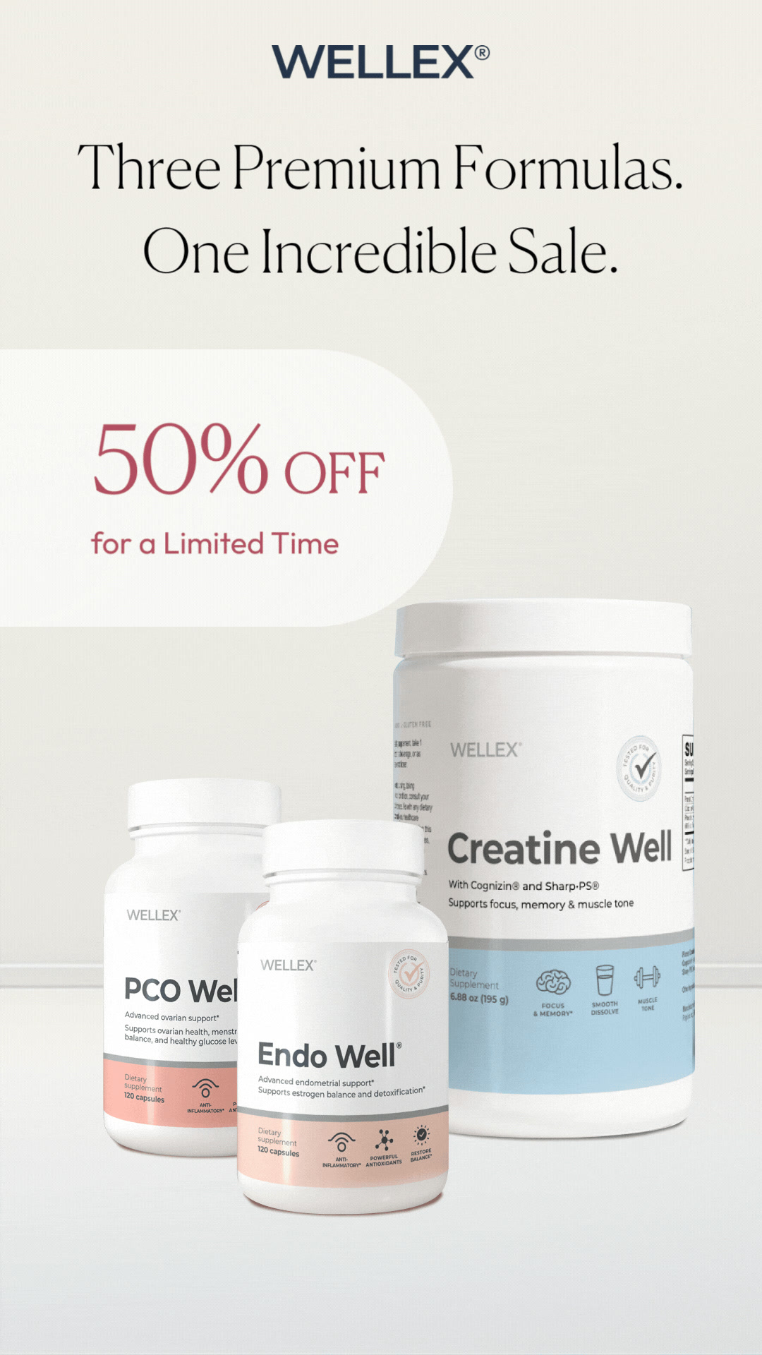 Wellex Facebook ad: Made With Integrity