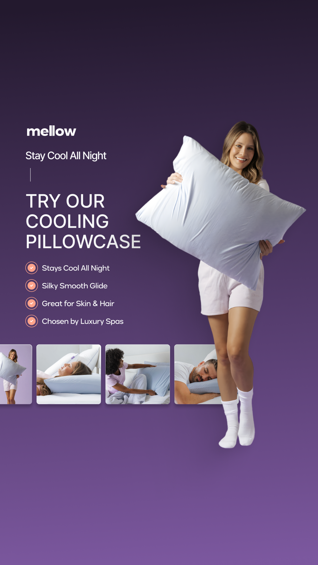 Mellow Sleep Facebook ad