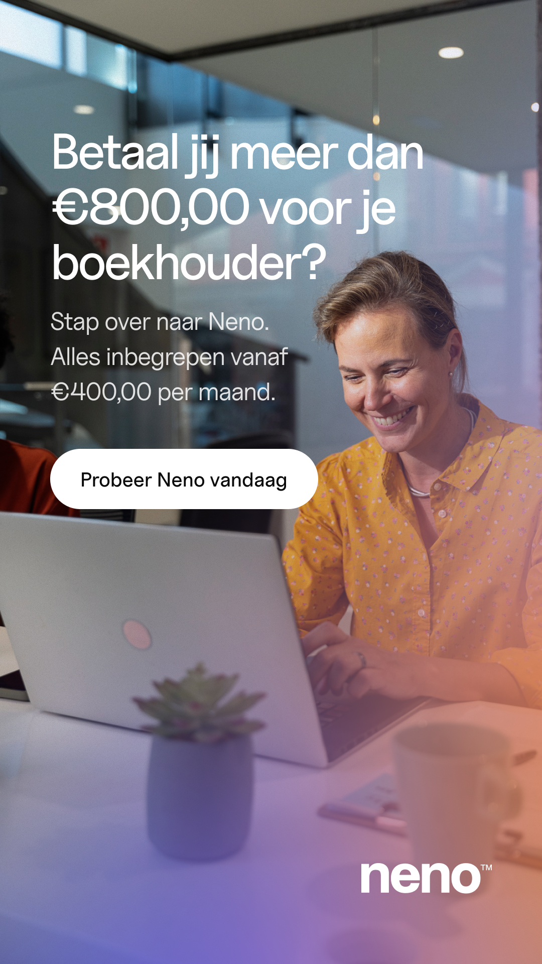 Neno Facebook ad from Mar 27, 2026