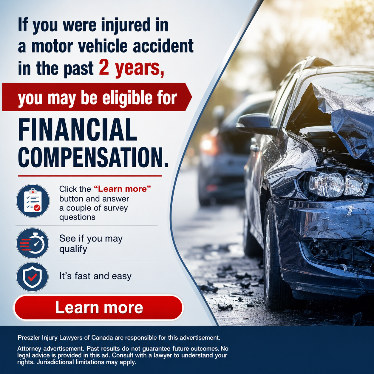 Claimant Legal Help Facebook ad: See if You May Qualify