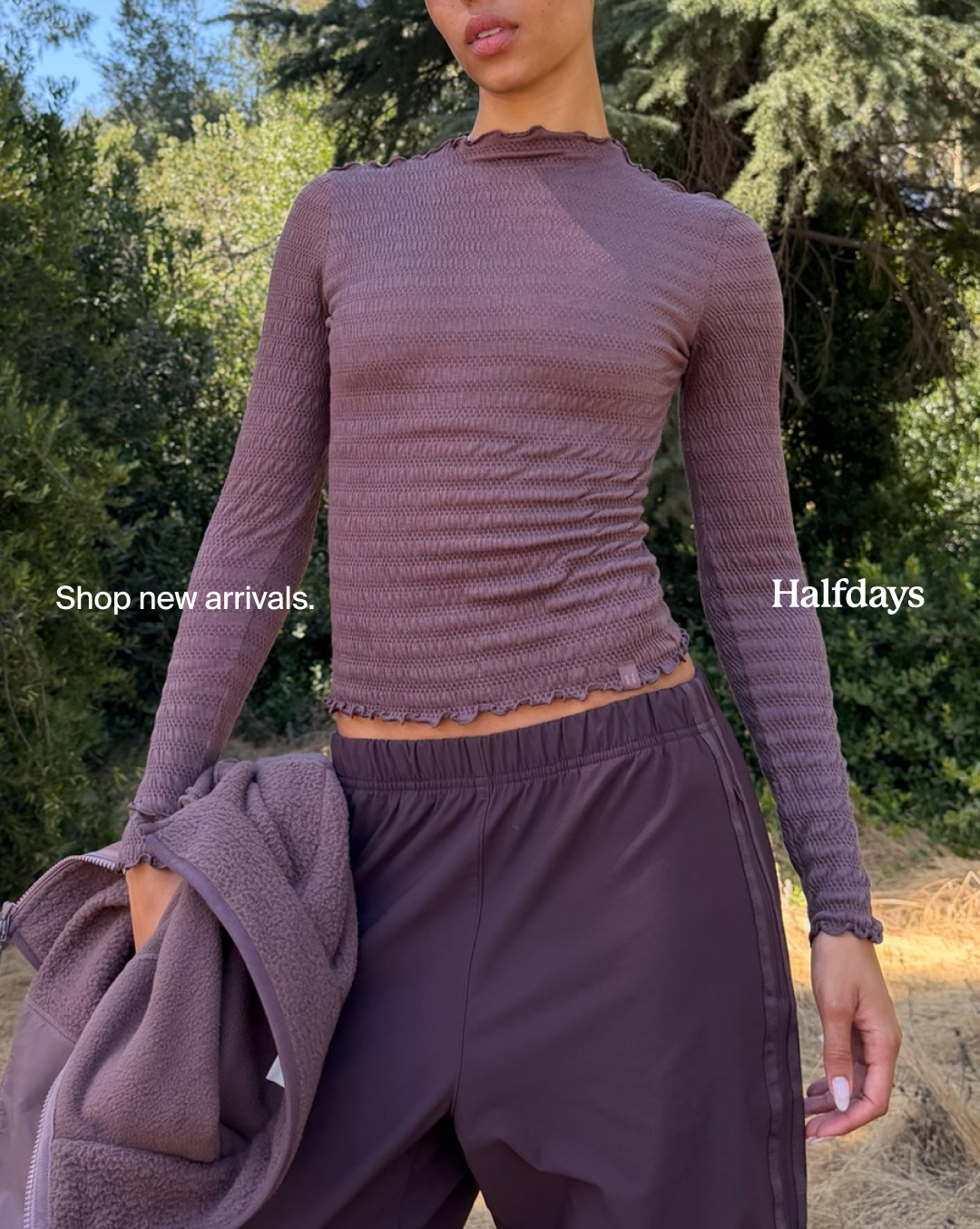 Halfdays Facebook ad: Find your layers.