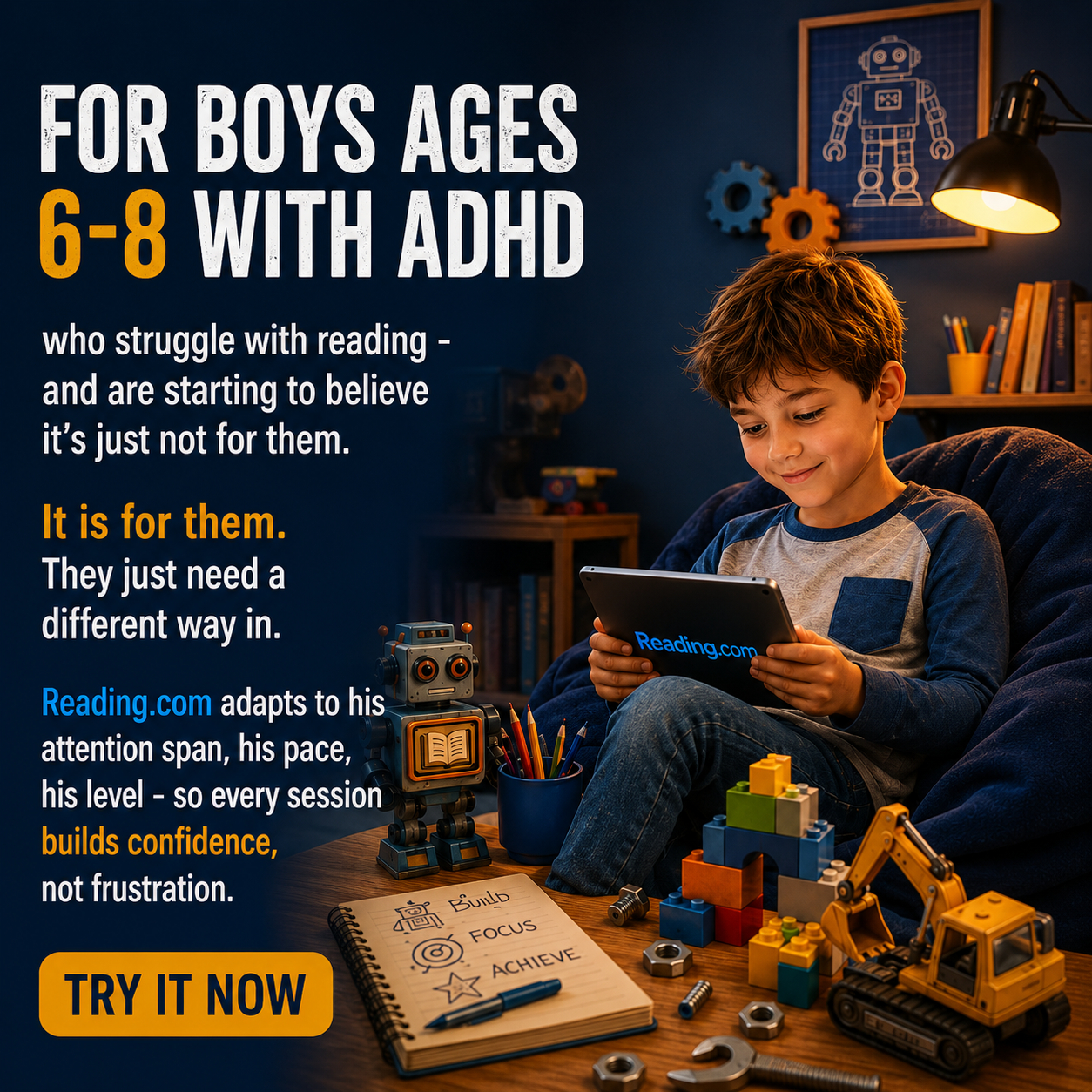 Reading.com Facebook ad