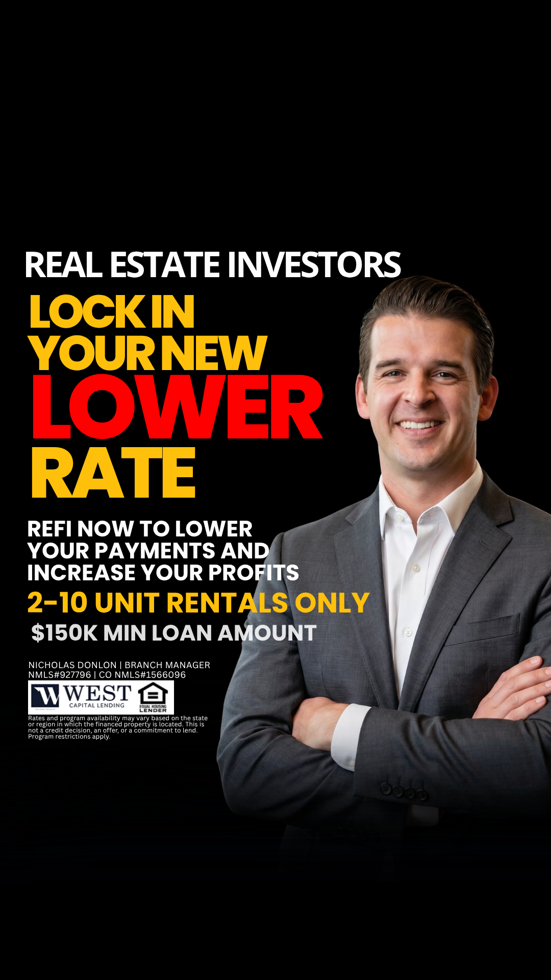 Investor Lending with Nick  Facebook ad