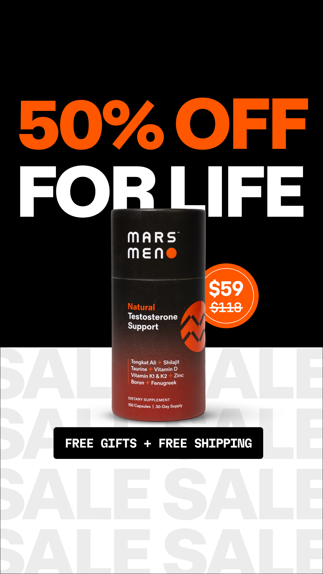 Mars Men Facebook ad