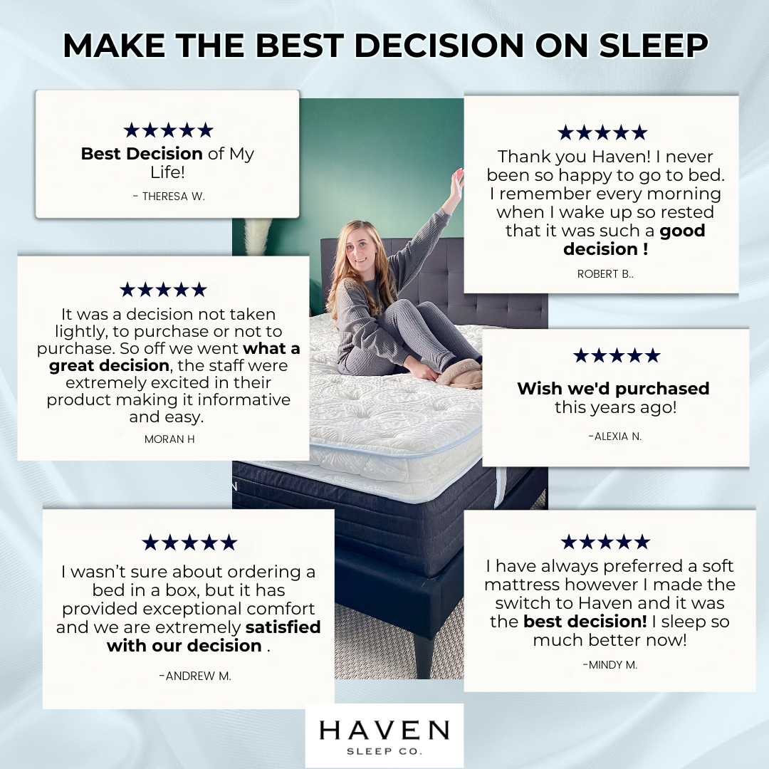 Haven Sleep Co. Facebook ad: You Deserve the Best Sleep Health