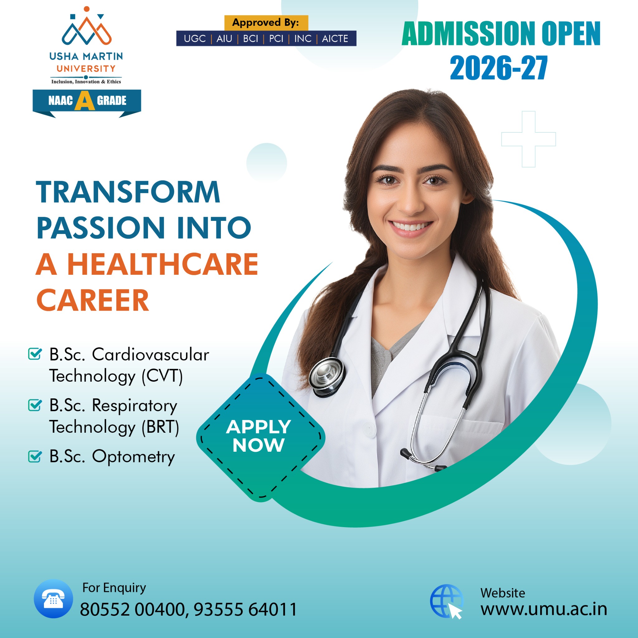 Usha Martin University Facebook ad