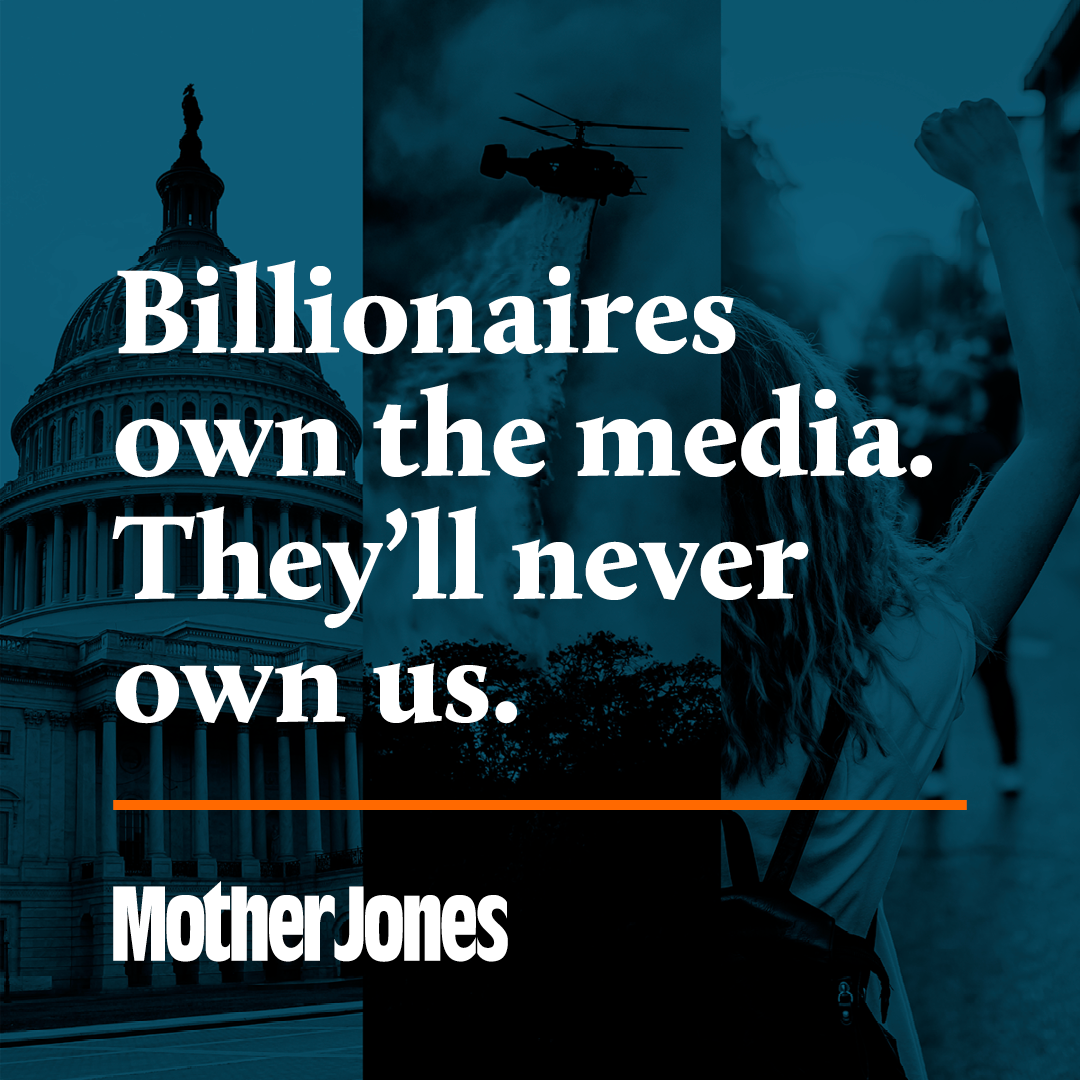 Mother Jones Facebook ad