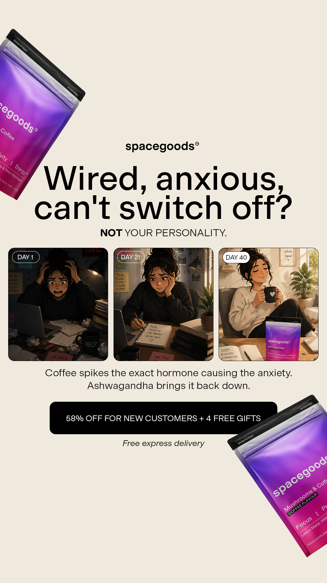 Spacegoods Facebook ad