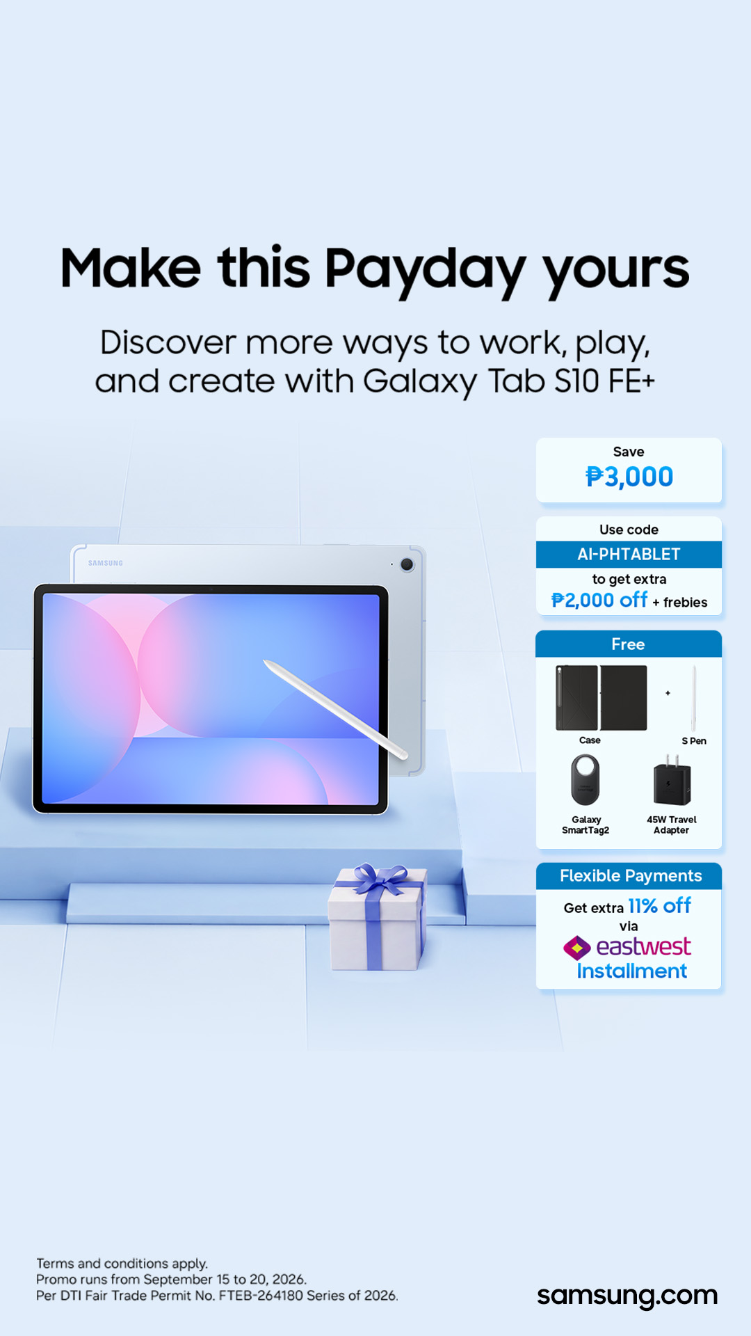 Samsung Facebook ad: Bigger Screen, Bigger Possibilities