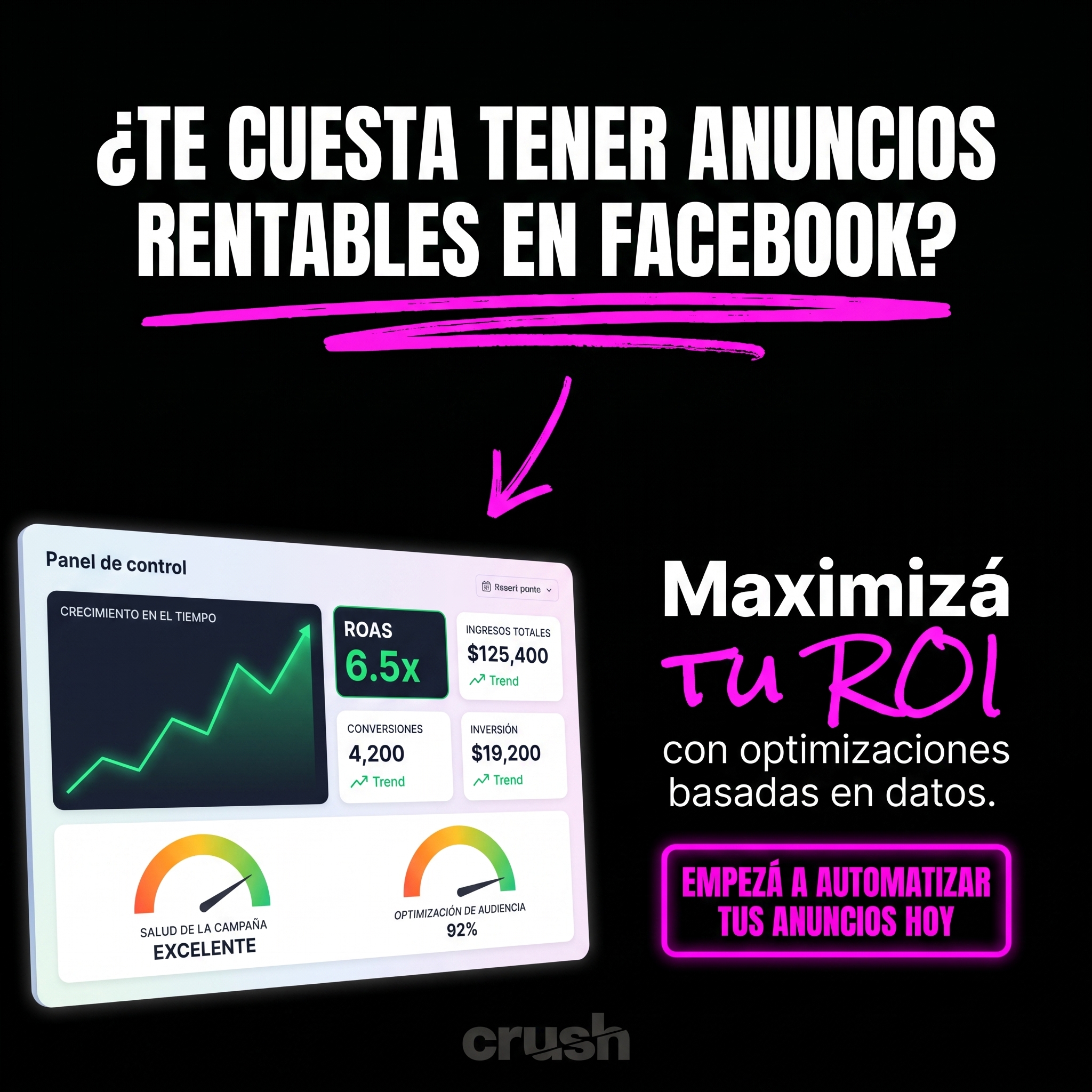 trycrush.ai Facebook ad