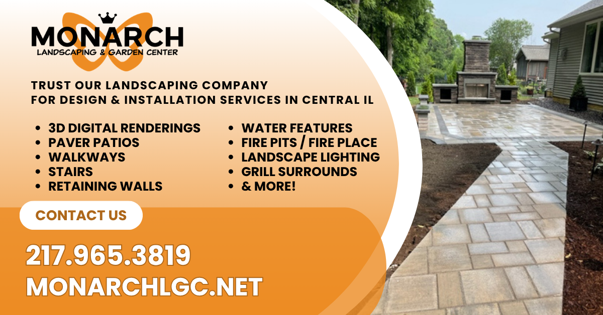 Monarch Landscaping & Garden Center Facebook ad: Trusted Full-Service Landscaping Company & Garden Center