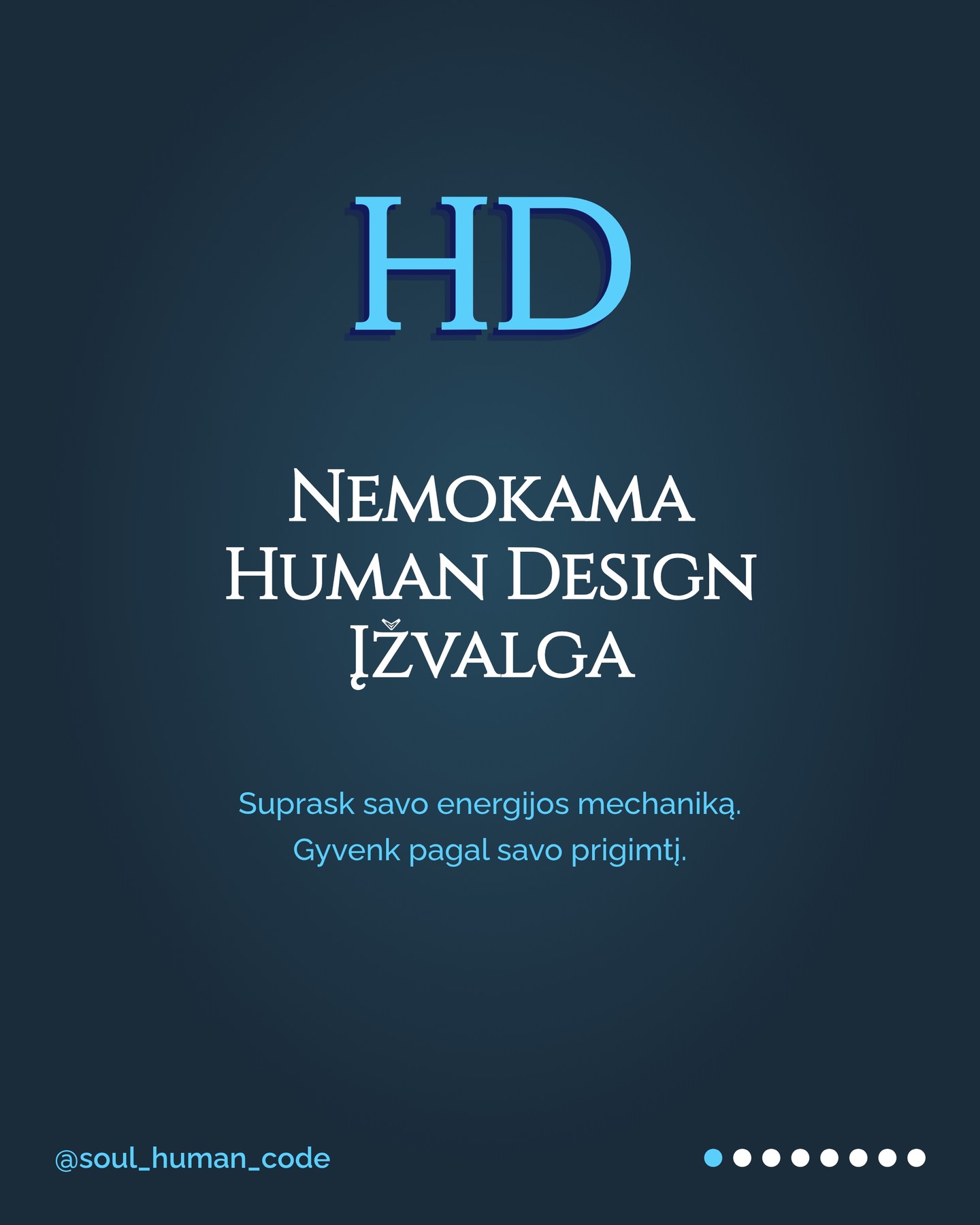 Soul Human Code Facebook ad: Tu negimei būti toks, kaip visi, tavo energija…