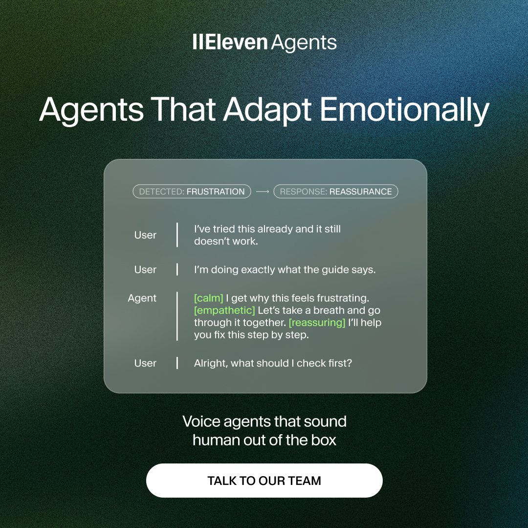ElevenLabs Facebook ad