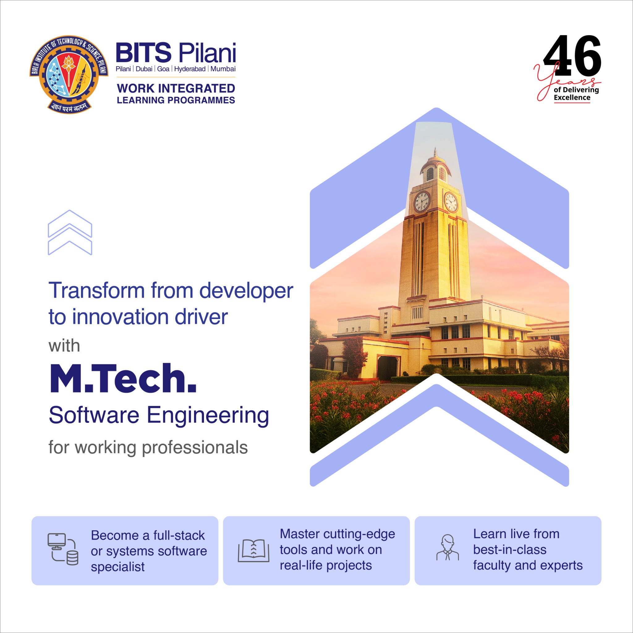 BITS Pilani Work Integrated Learning Programmes Facebook ad