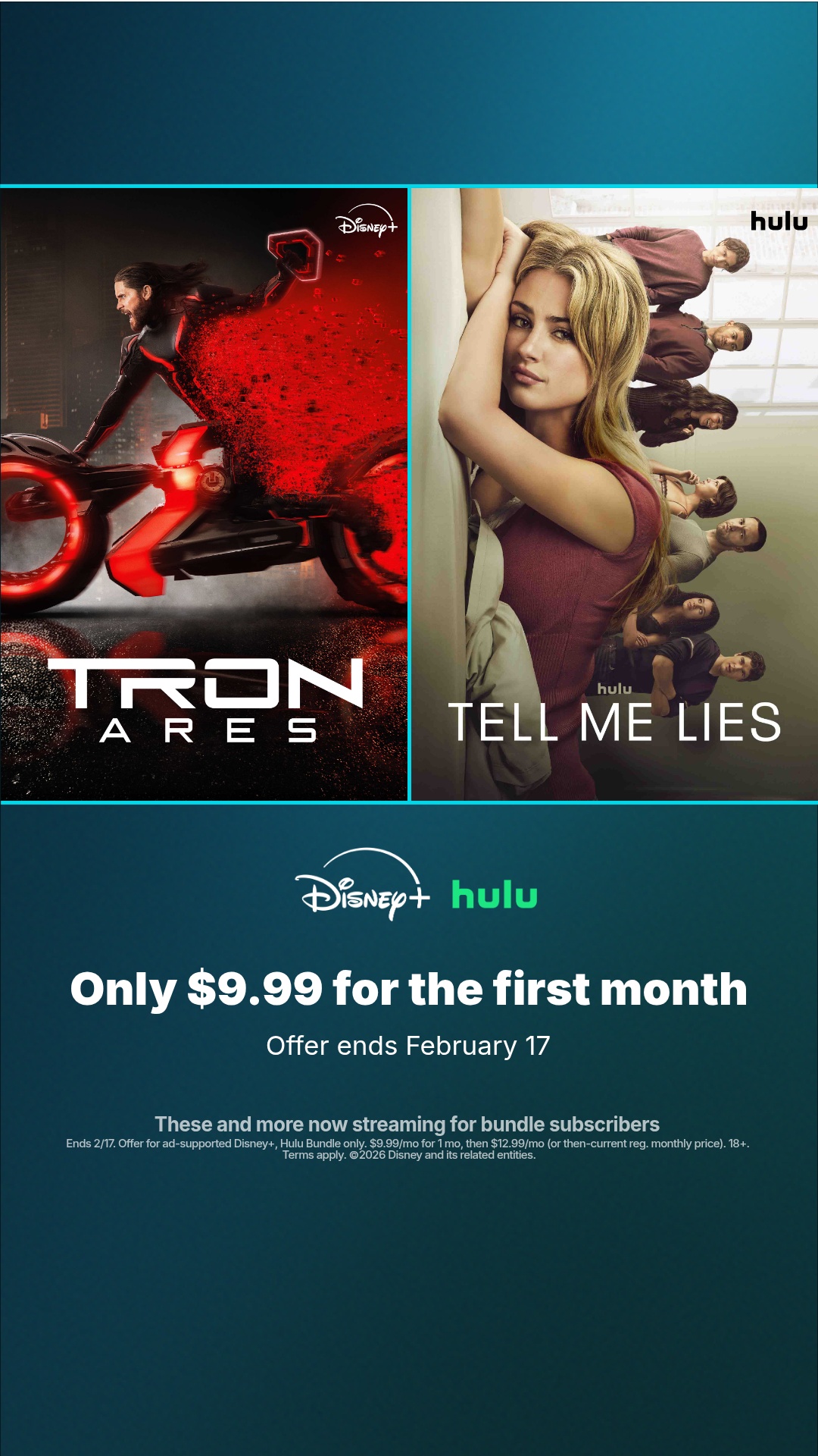 Disney+ Facebook ad