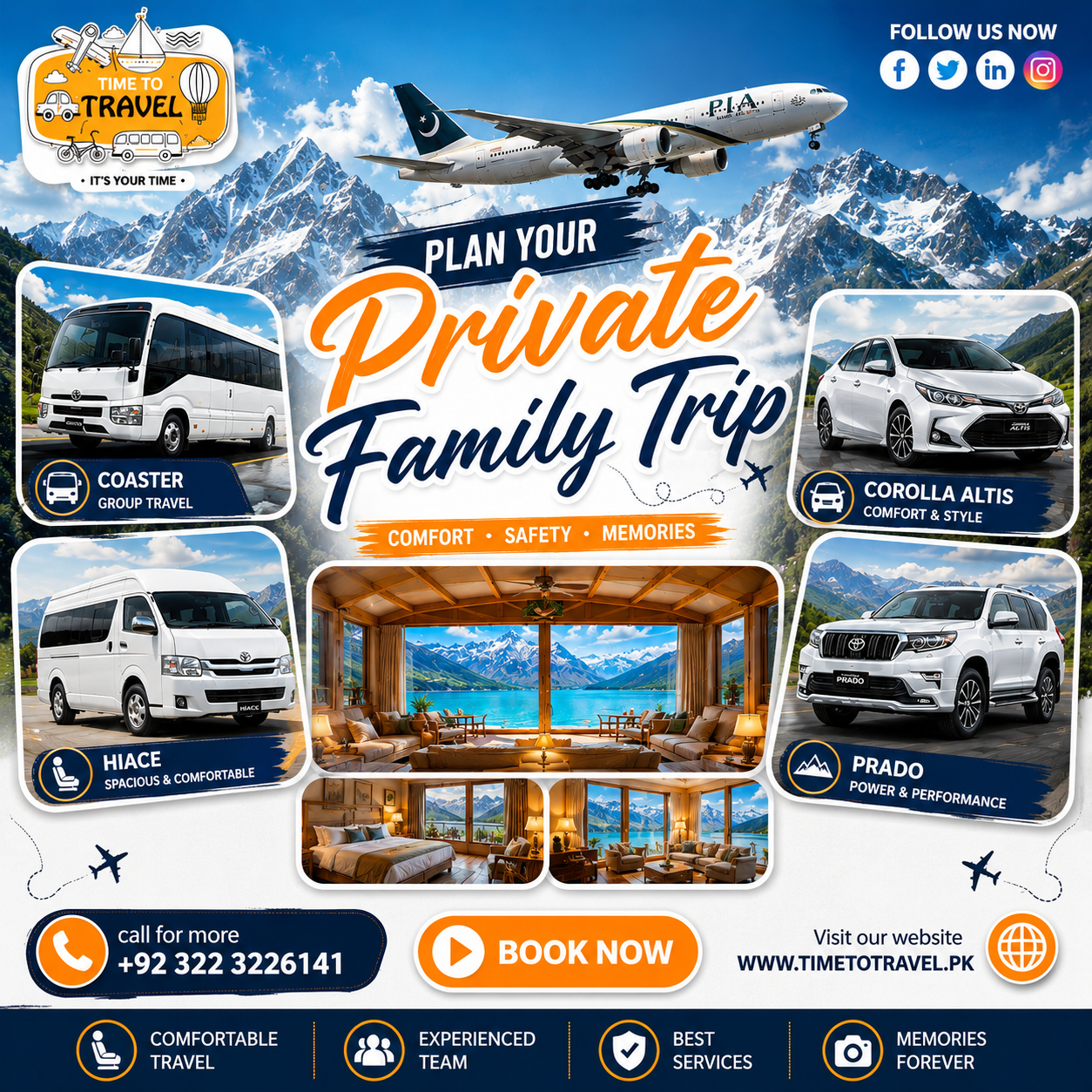 Time To Travel Facebook ad: ๐๐ฅ๐๐ง ๐๐จ๐ฎ๐ซ ๐๐๐ซ๐๐๐๐ญ ๐๐ซ๐ข๐ฏ๐๐ญ๐โฆ