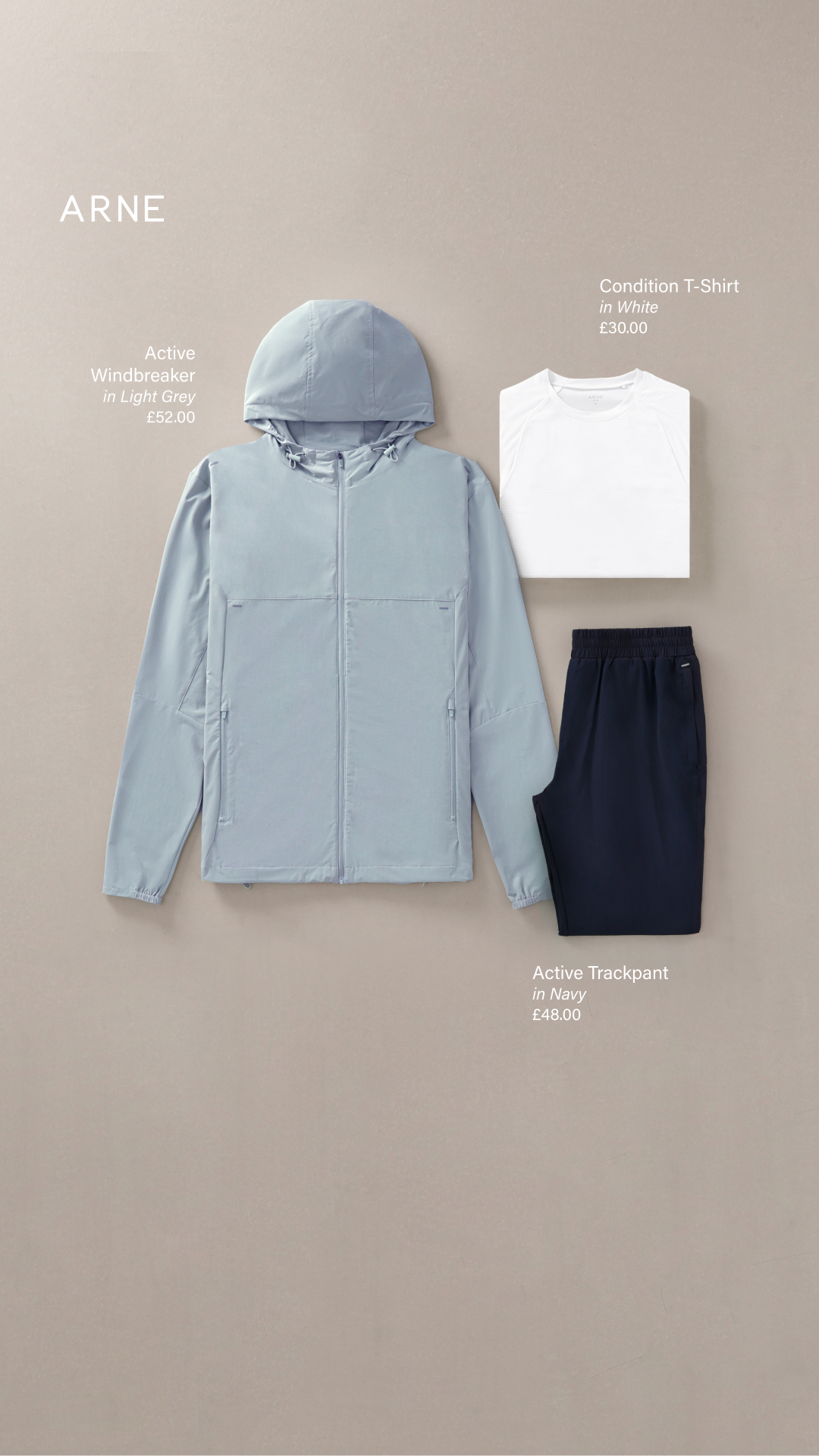 Arne Facebook ad: A closer look at our Activewear outfits.