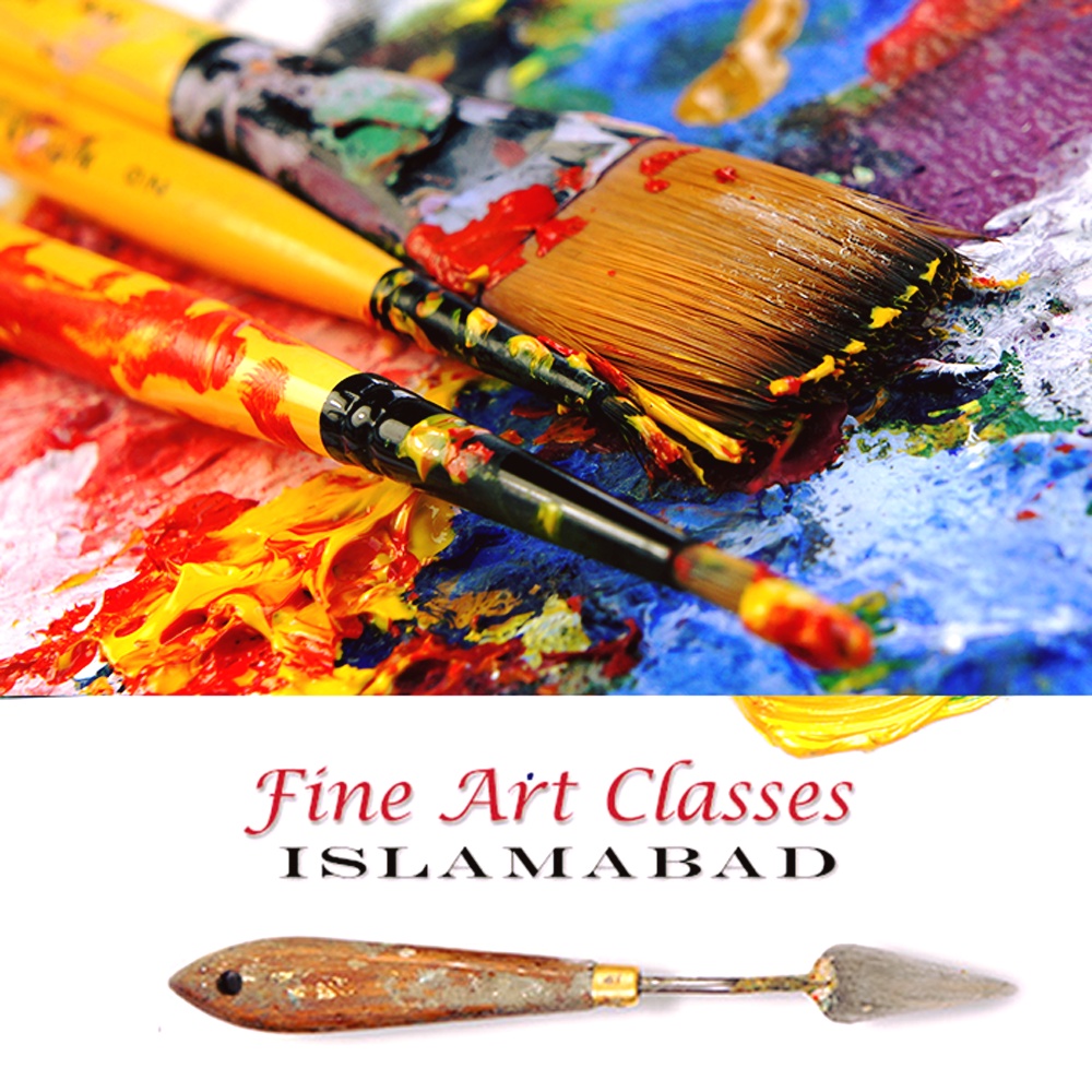 Sajida's Fine Art Classes Islamabad Facebook ad: Art Class Registration is Open for 2025!