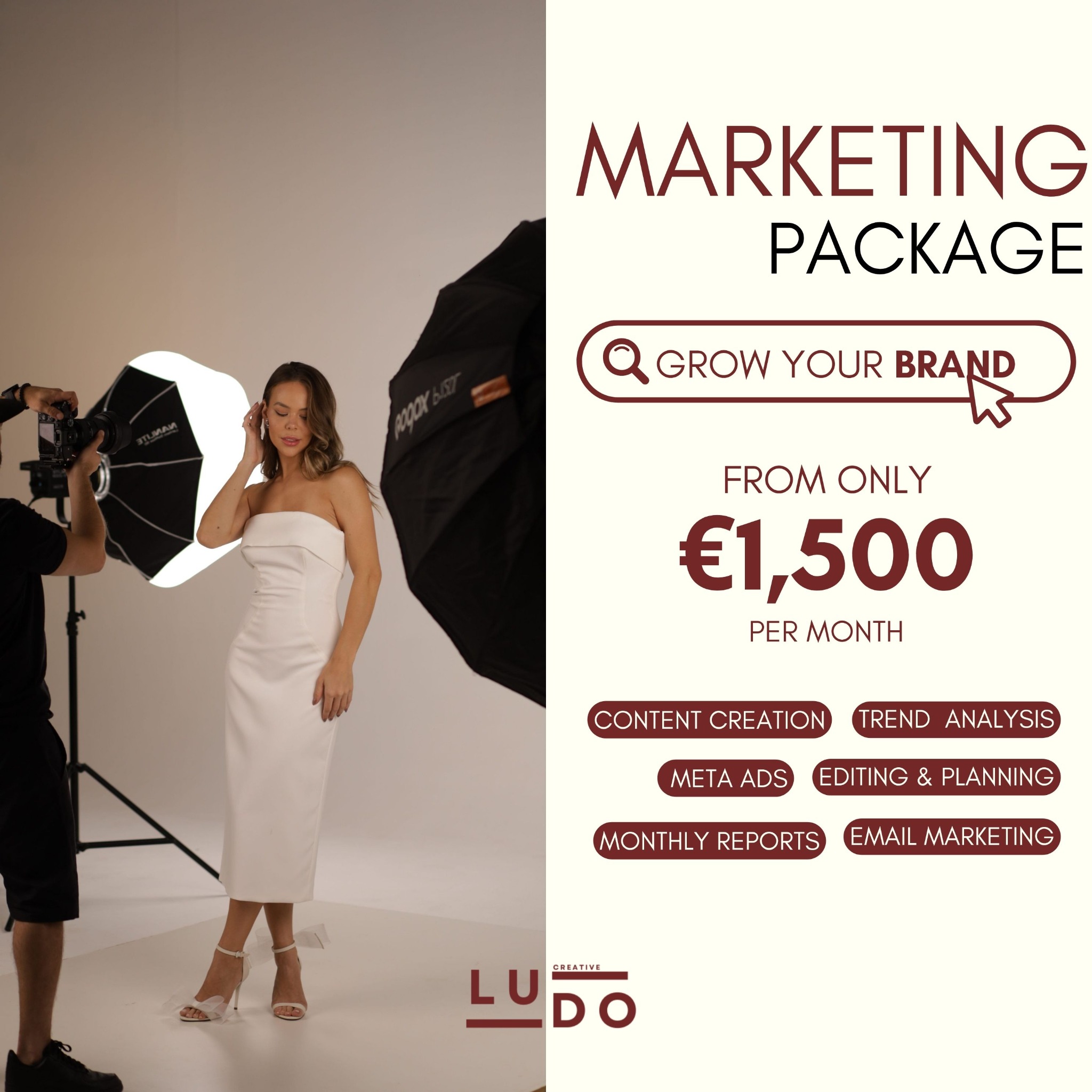Ludo Creative Facebook ad: Boost Your Social Media Presence with Ludo Creative!