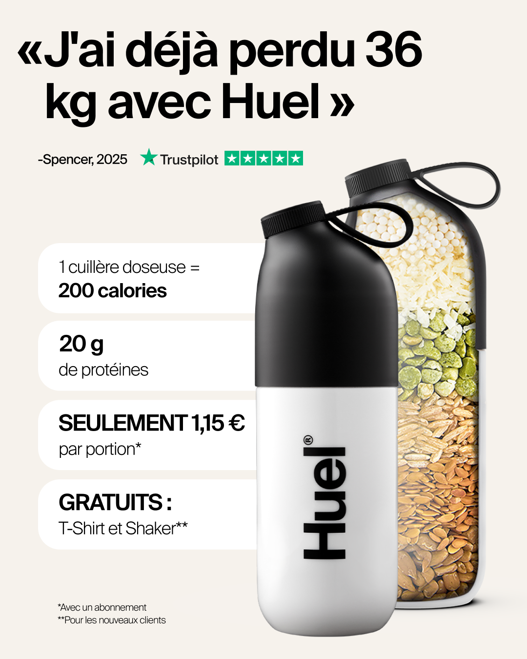 Huel Facebook ad