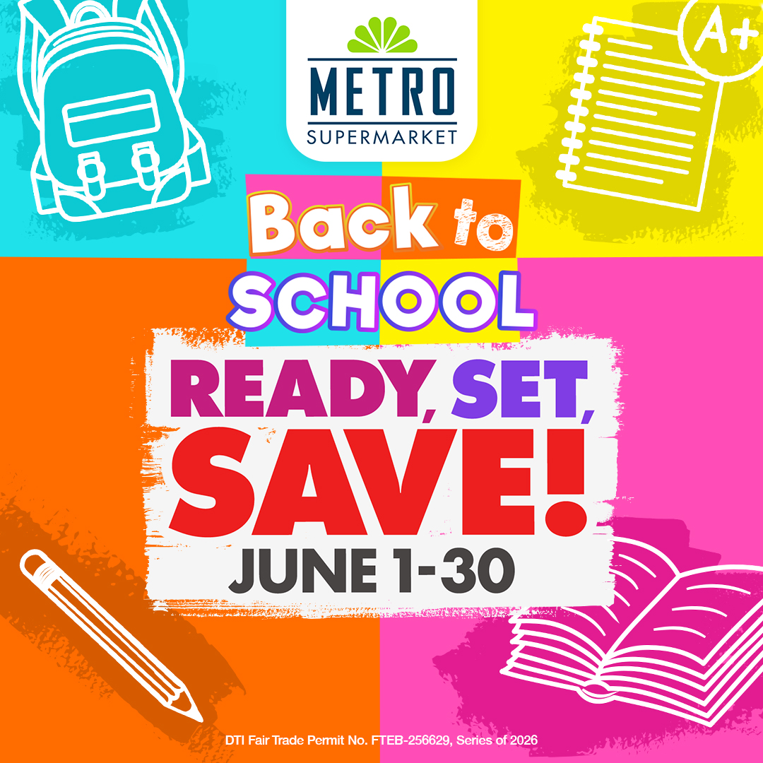 The Metro Stores Facebook ad: Fuel up for school days!