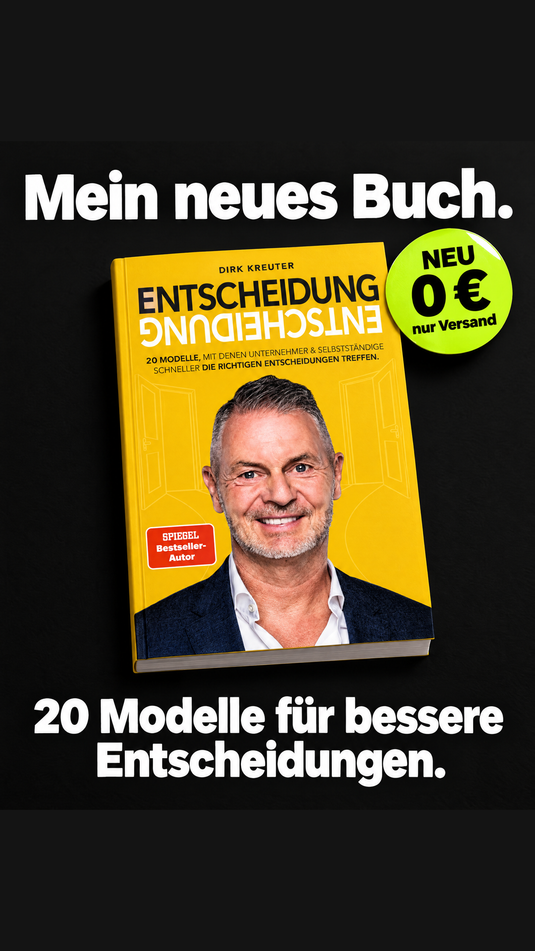 Dirk Kreuter Facebook ad: Brandneu, Entscheidung: Entscheidung