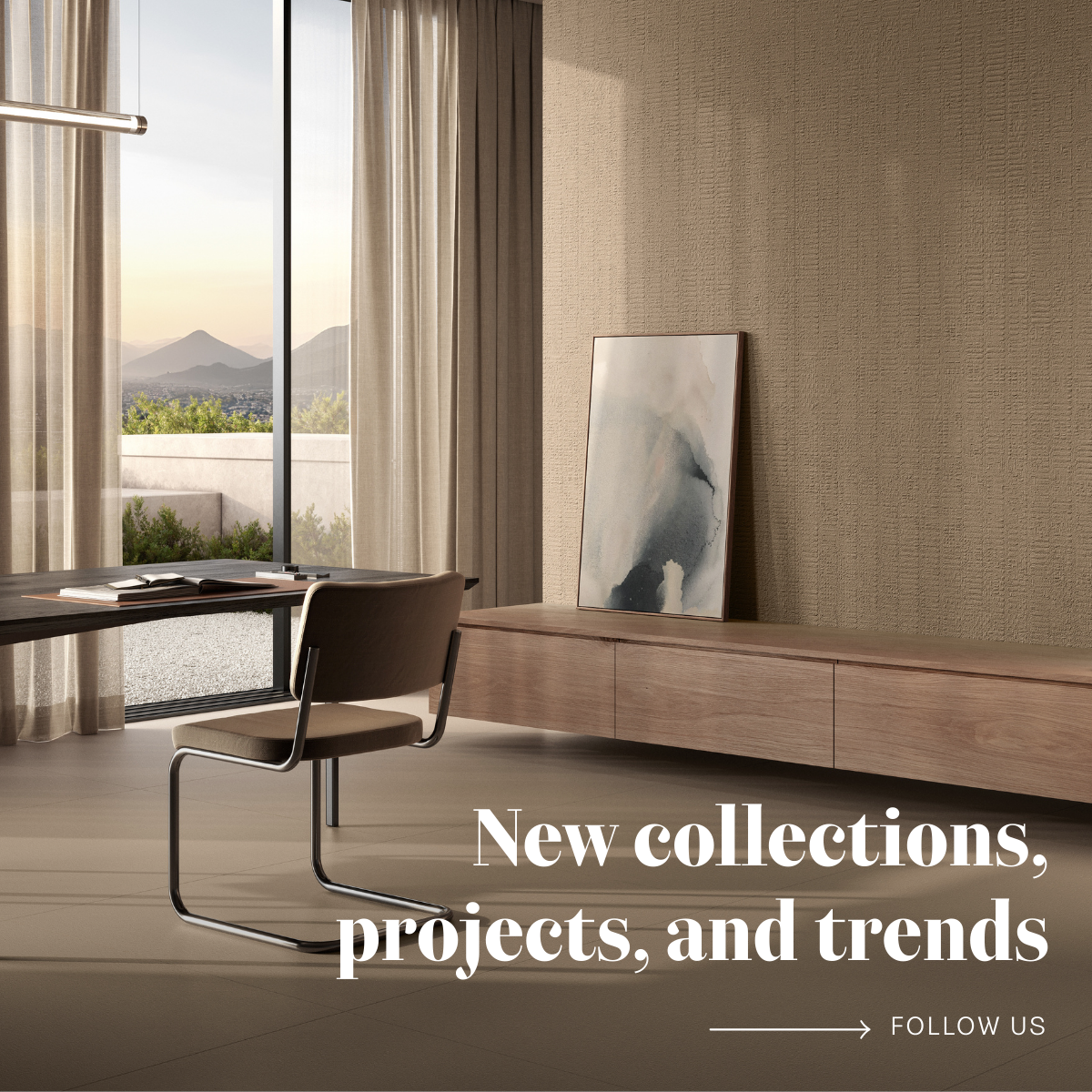 Nexion Tiles Facebook ad: Discover the art of surface.