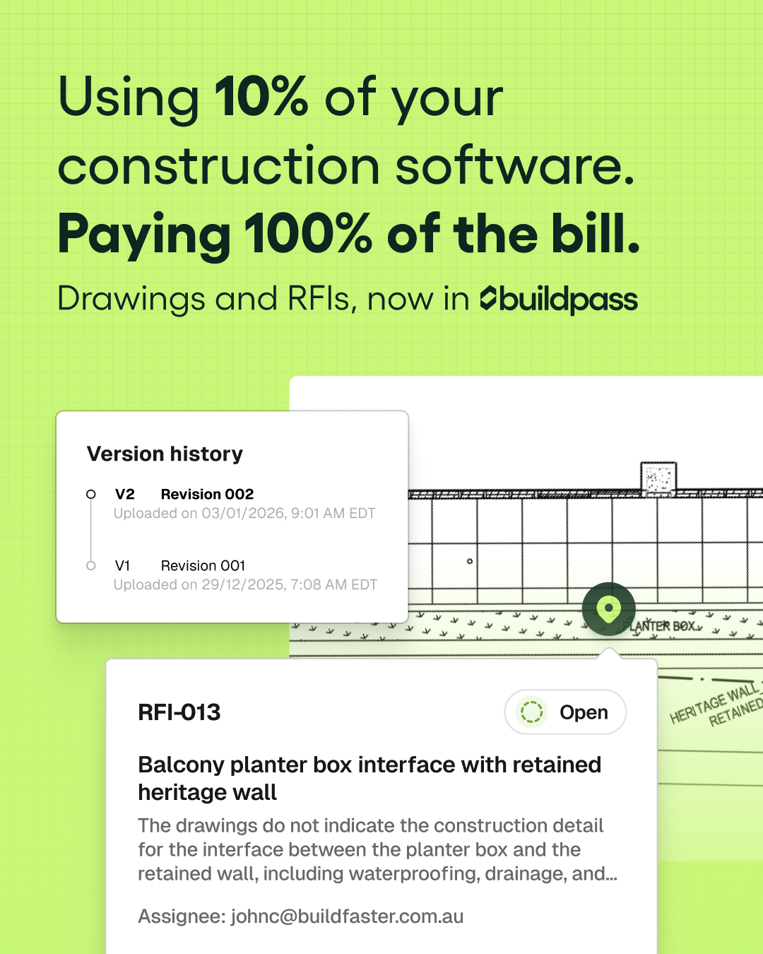 BuildPass Facebook ad