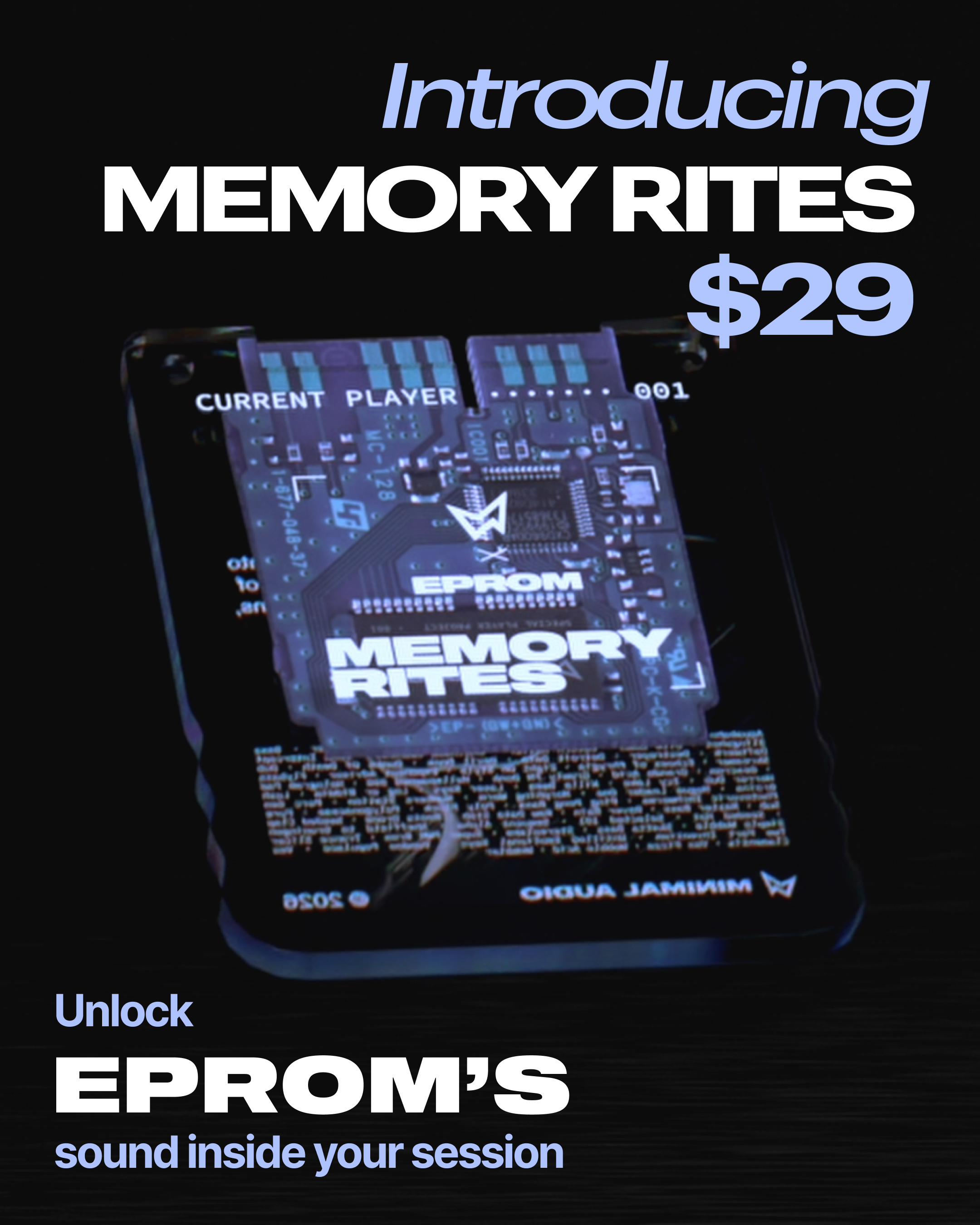 Minimal Audio Facebook ad