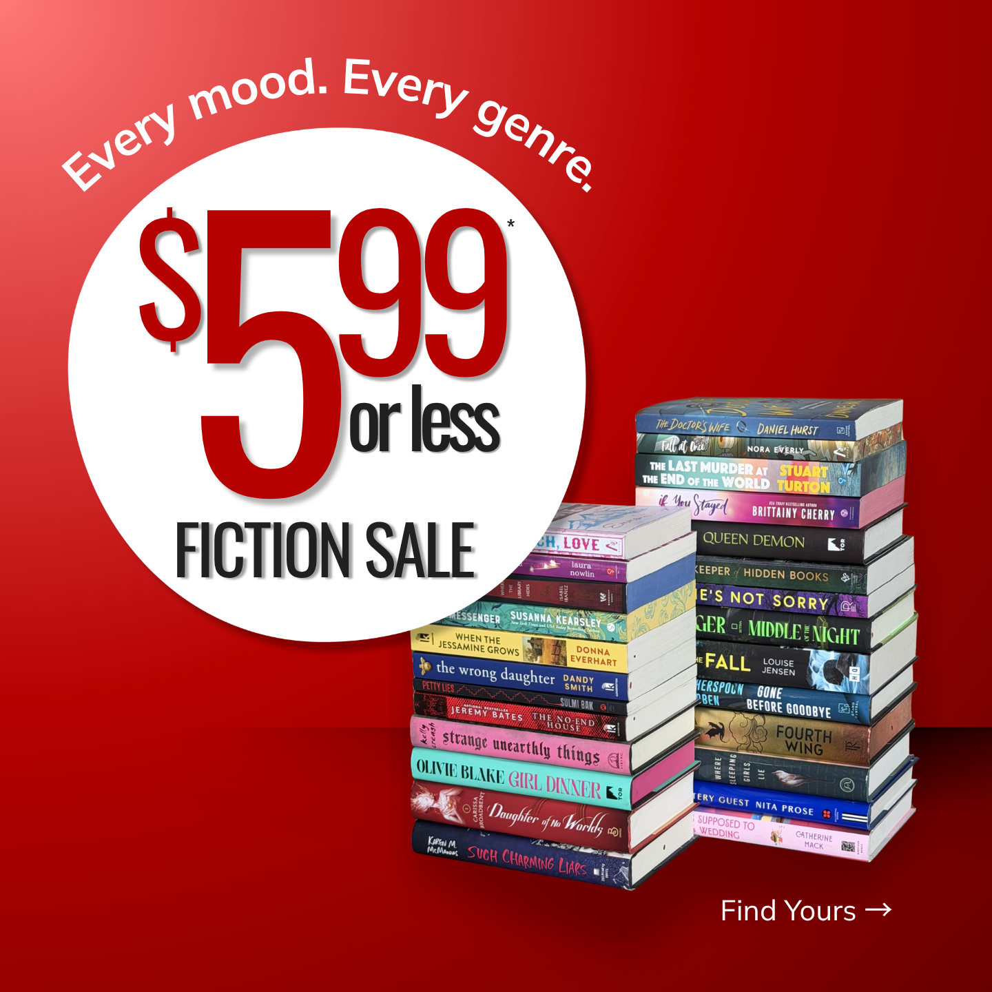 Book Outlet Facebook ad