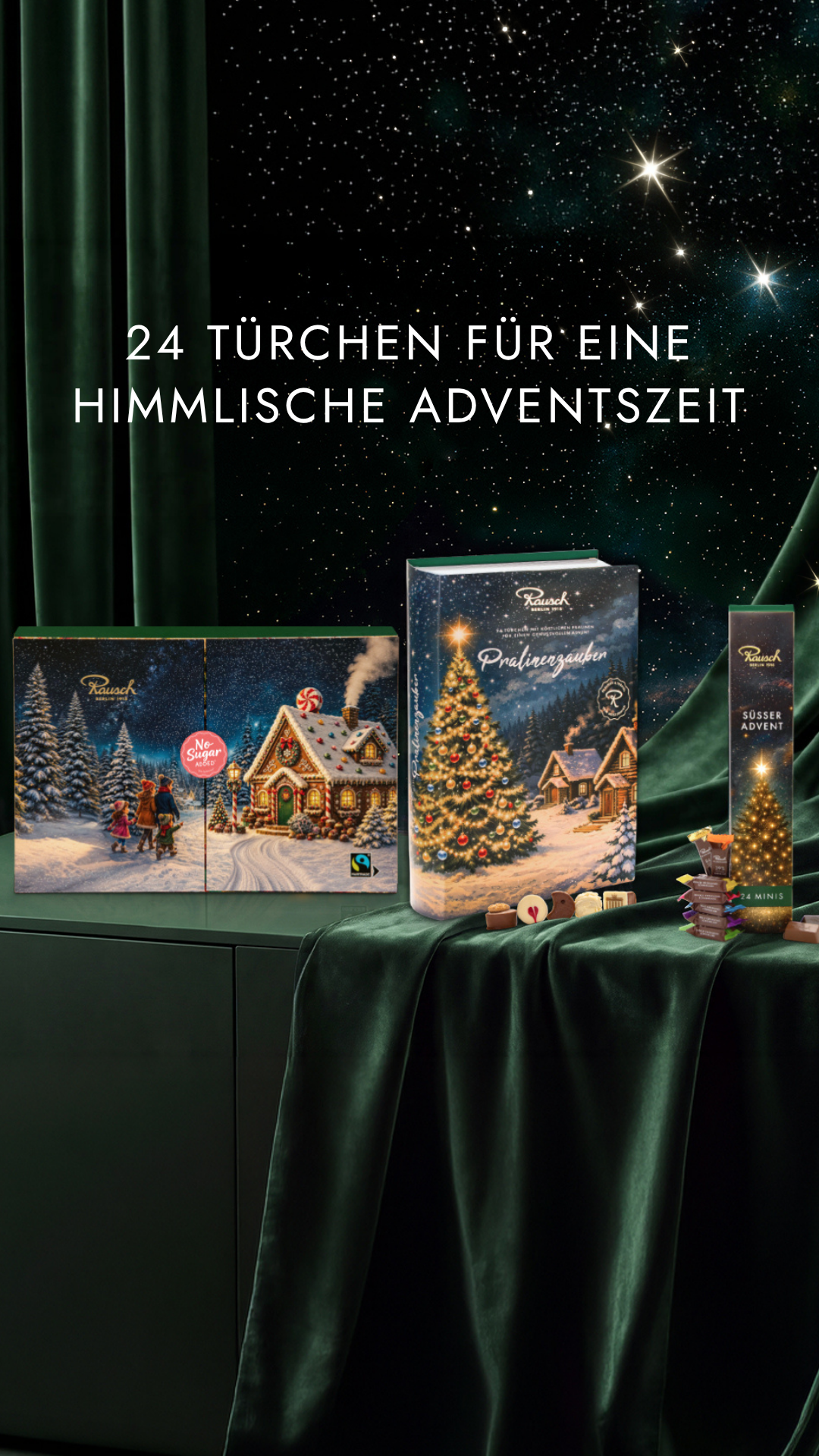 Rausch Schokoladenhaus Facebook ad: 24 Tage Schokoladenzauber