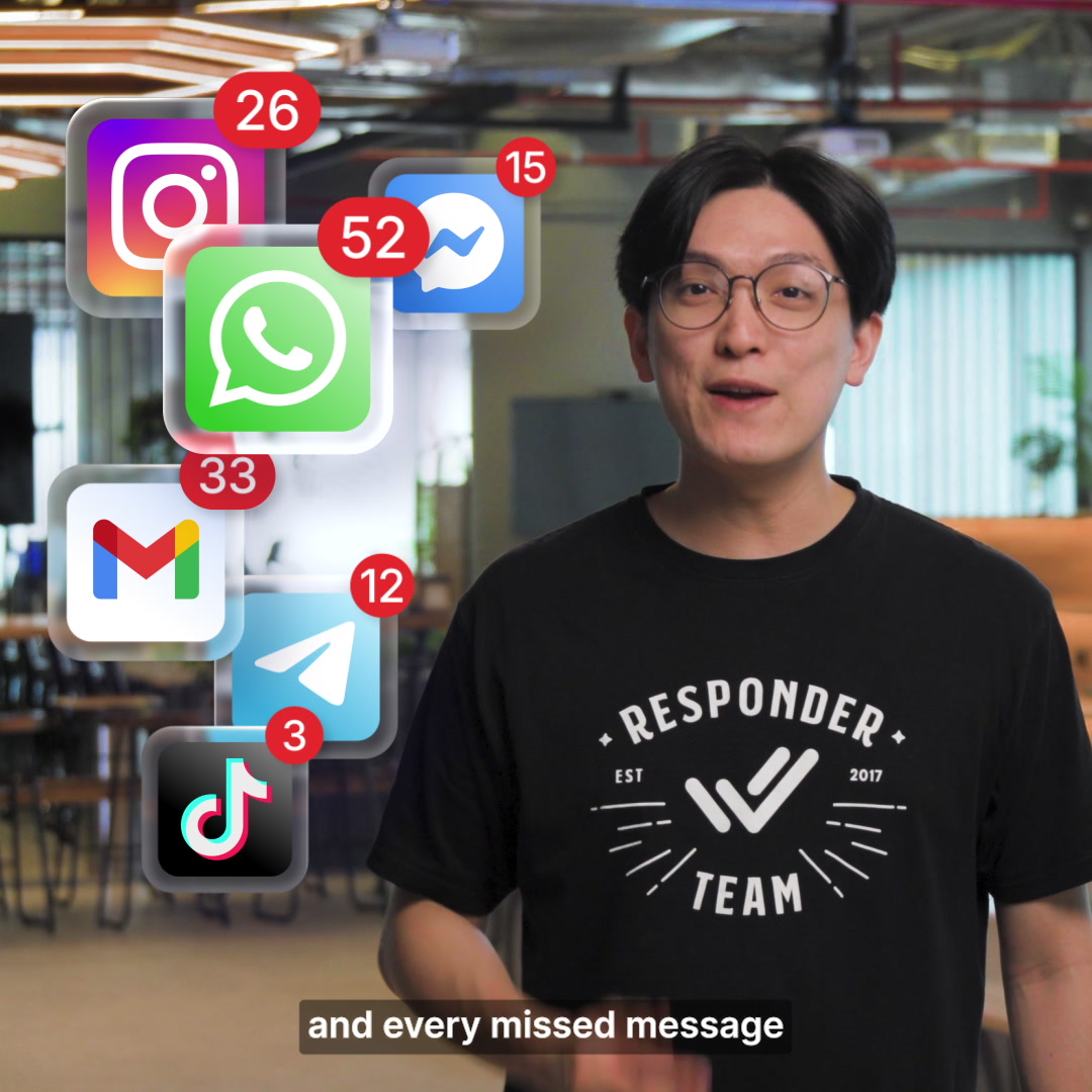 respond.io Facebook ad: One Inbox for Every Customer Conversation