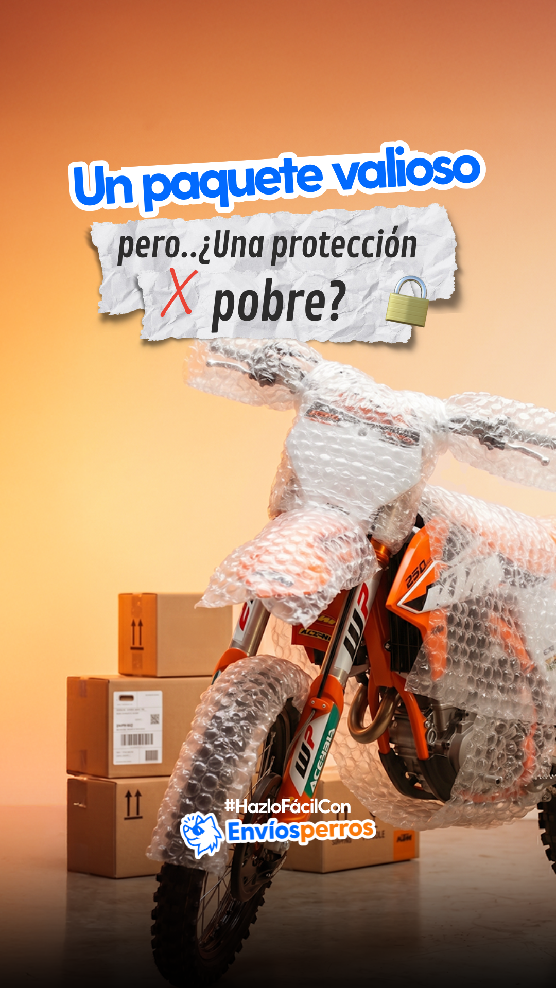 Envíosperros Facebook ad