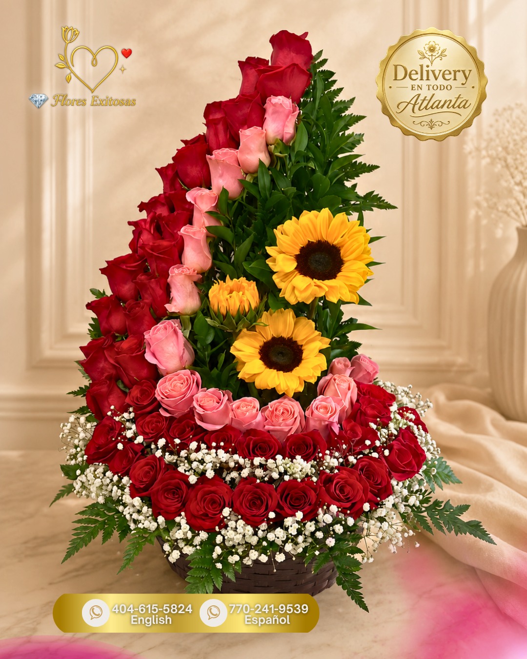 Flores Exitosas Facebook ad: Father's Day is closer than you think!