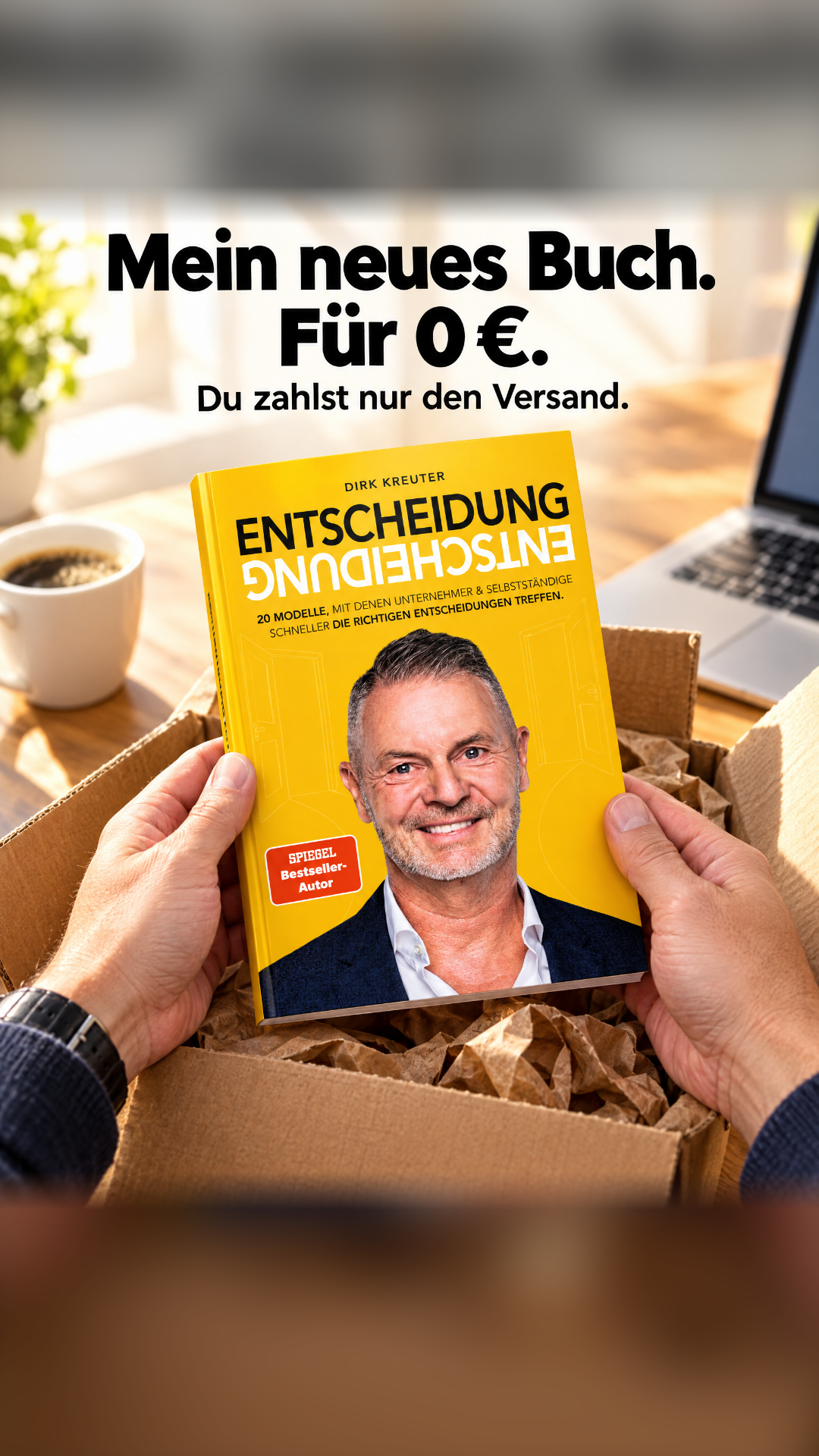 Dirk Kreuter Facebook ad: Brandneu, Entscheidung: Entscheidung