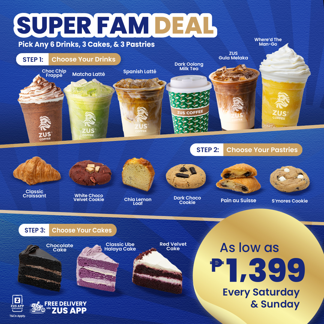 ZUS Coffee Philippines Facebook ad
