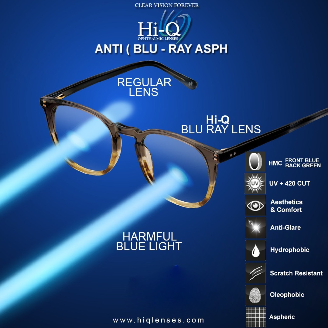 HI-Q Ophthalmic Lens Facebook ad: Experience crystal-clear vision with our advanced…