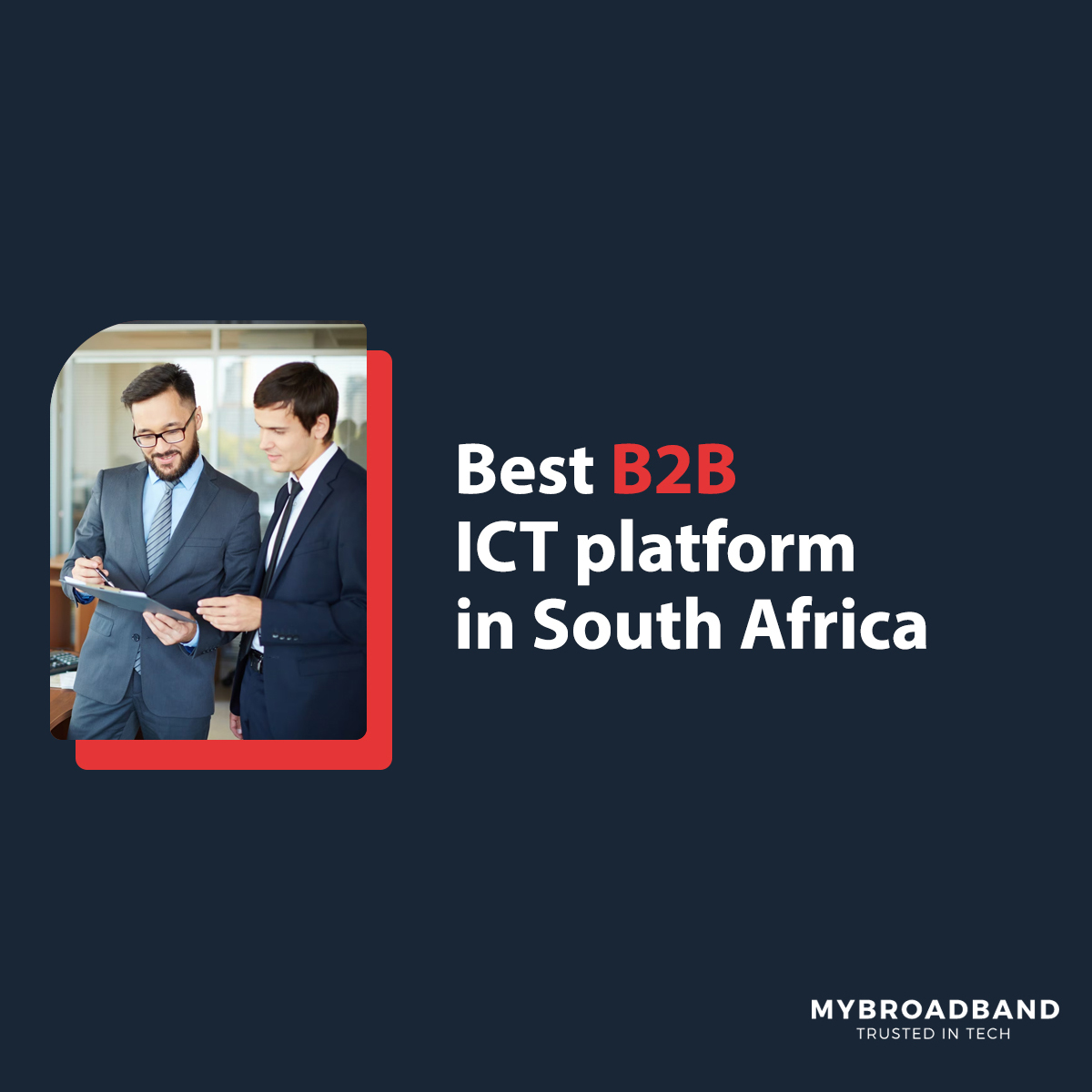 MyBroadband Digital Facebook ad: MyBroadband is the Best